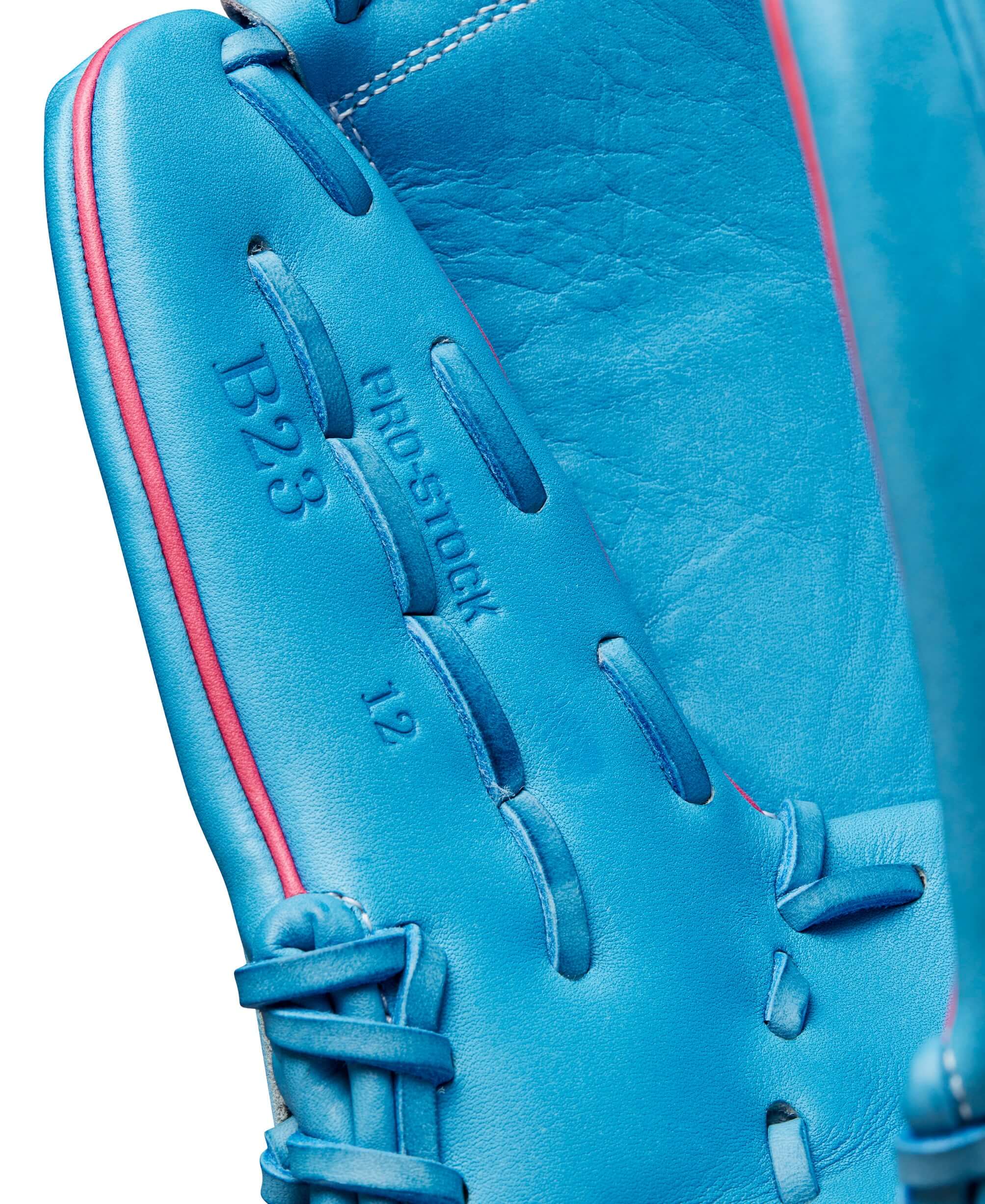 Wilson A2000 May 2024 Glove of the Month (GOTM) B23 Sky Blue/Flamingo Pink 12" - Image 8