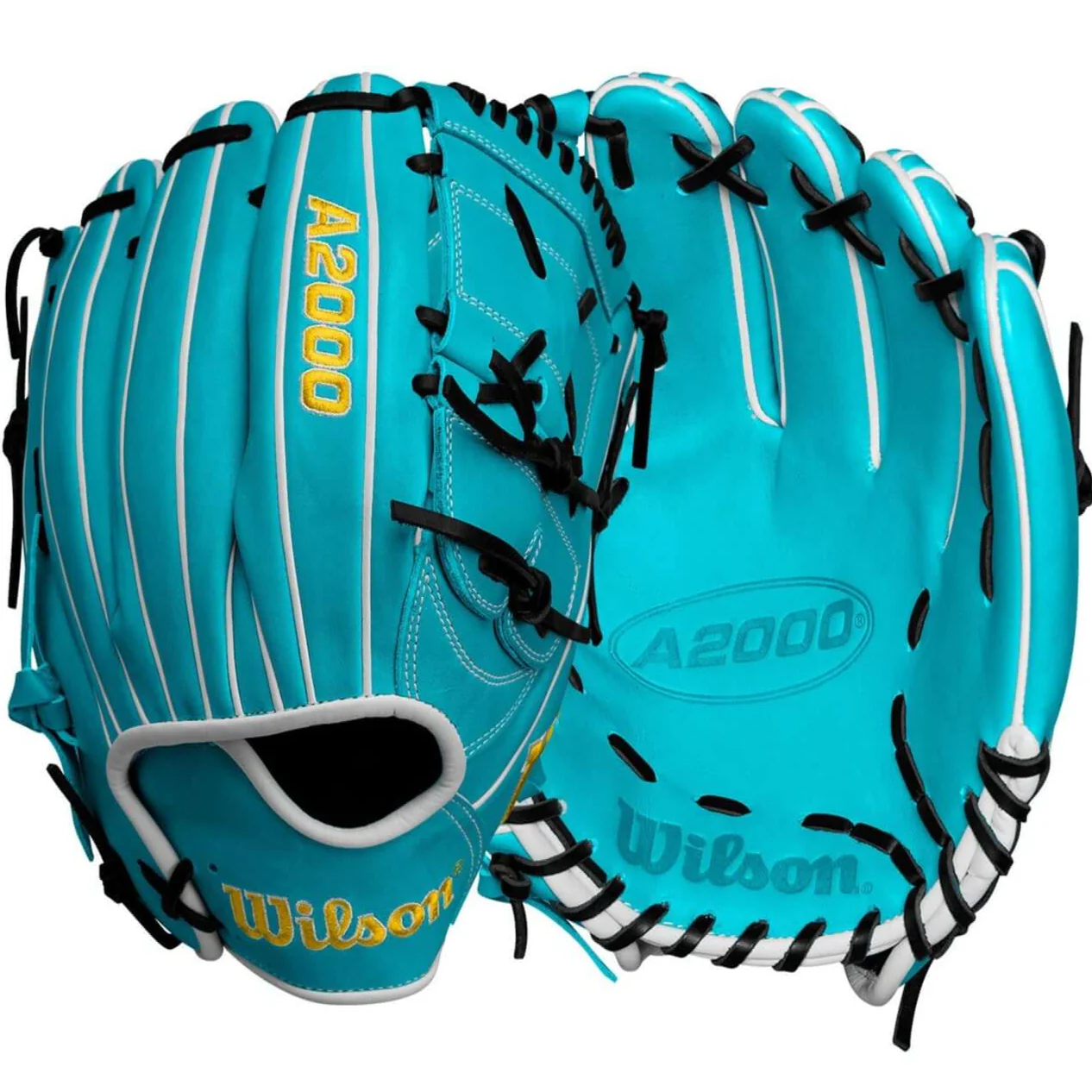 Wilson A2000 Spring 2025 SA17 B2 Pitcher's Black/Teal 12" LHT