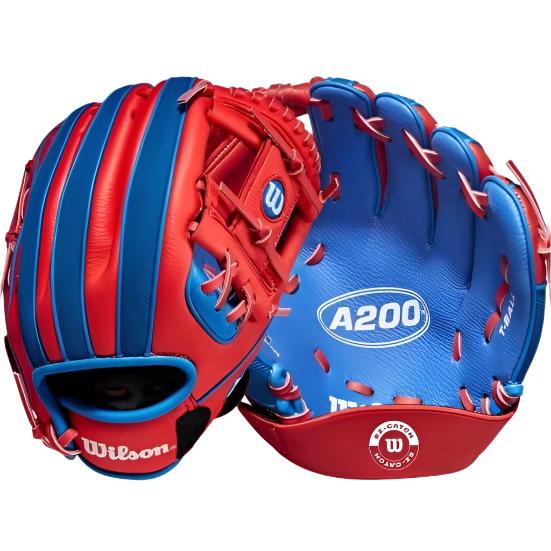Wilson A200 EZ Catch 10-inch White/Red/Royal