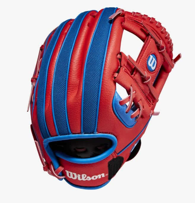 Wilson A200 EZ Catch 10-inch White/Red/Royal - Image 2