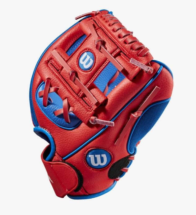 Wilson A200 EZ Catch 10-inch White/Red/Royal - Image 3