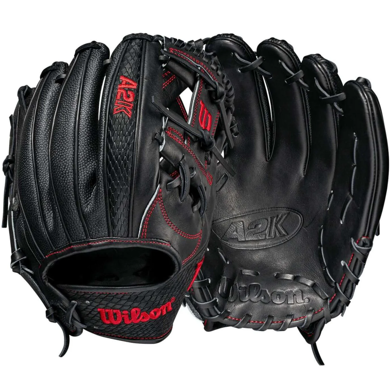 Wilson A2K 1787 w/SuperSkin (IF) 11.75 Black/Black SS/Red