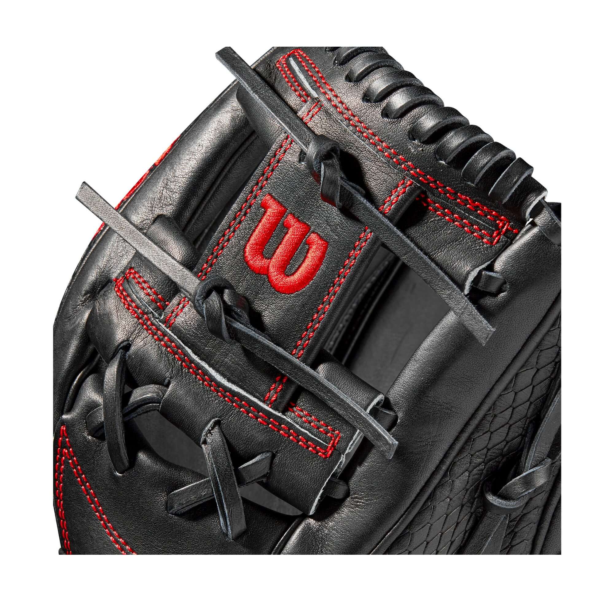 Wilson A2K 1787 w/SuperSkin (IF) 11.75 Black/Black SS/Red - Image 6