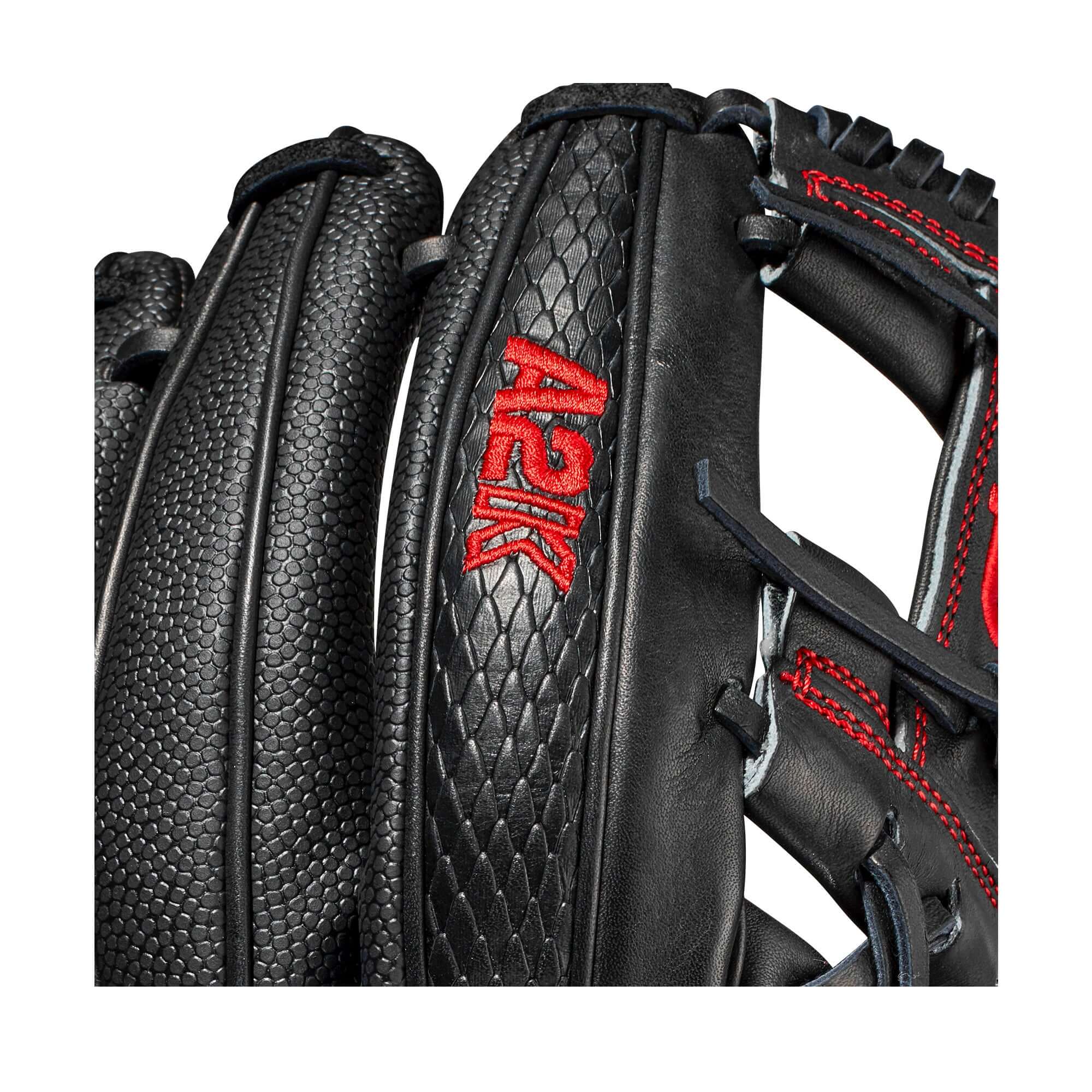 Wilson A2K 1787 w/SuperSkin (IF) 11.75 Black/Black SS/Red - Image 7