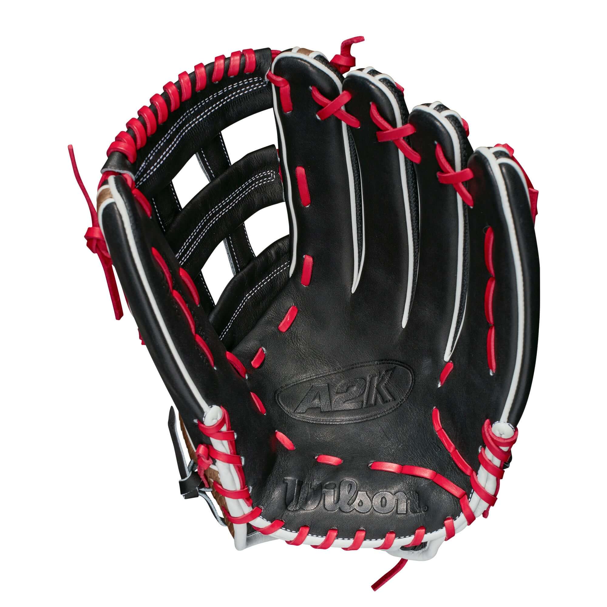 Wilson  A2K 1799 w/SuperSkin   (OF) 12.75 Black/Black/Saddle Tan - Image 3