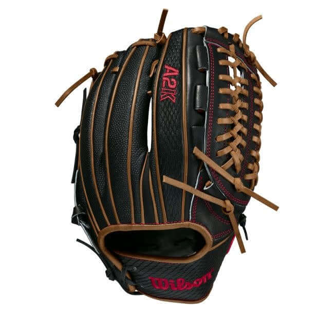 Wilson  A2K D33 (P) 11.75 Black/Black/Saddle Tan - Image 2