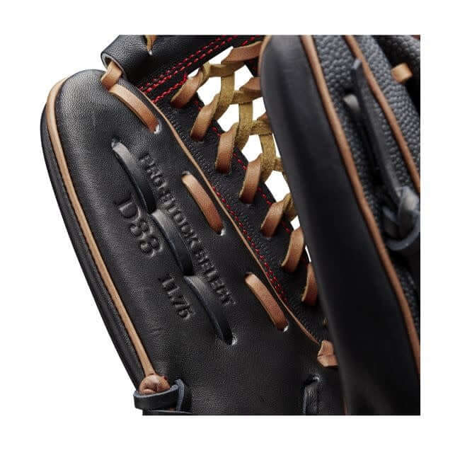 Wilson  A2K D33 (P) 11.75 Black/Black/Saddle Tan - Image 9