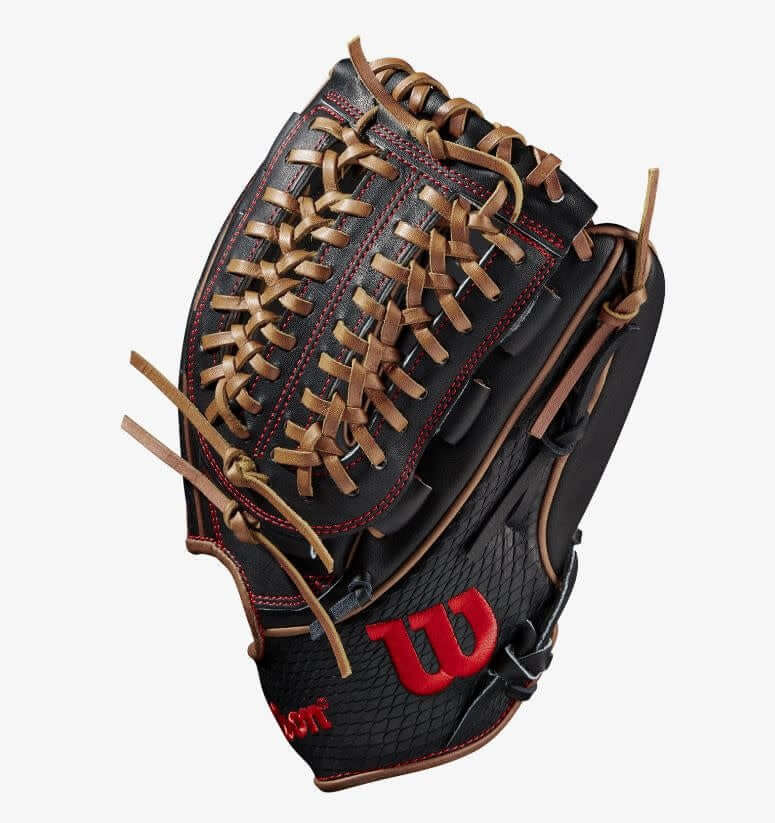 Wilson  A2K D33 (P) LHT 11.75 Black/Black/Saddle Tan - Image 3
