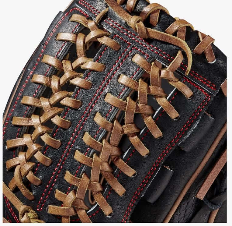 Wilson  A2K D33 (P) LHT 11.75 Black/Black/Saddle Tan - Image 6