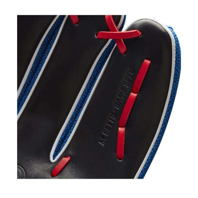Wilson A2K Mookie Betts Game Model (OF) 12.5 Black/White SS/Royal/Red - Image 8