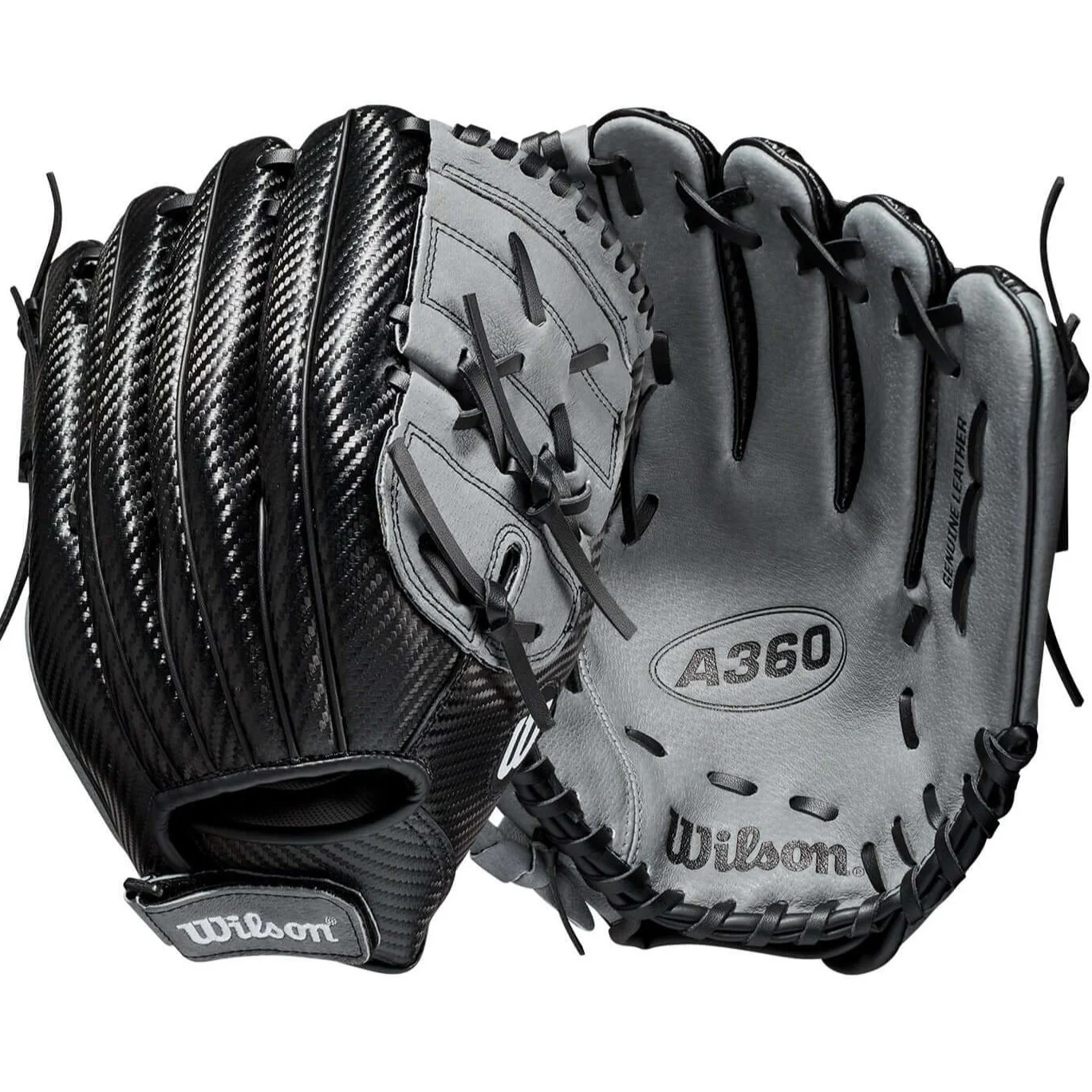 Wilson A360  Baseball 12" LHT Black/Carbon/White