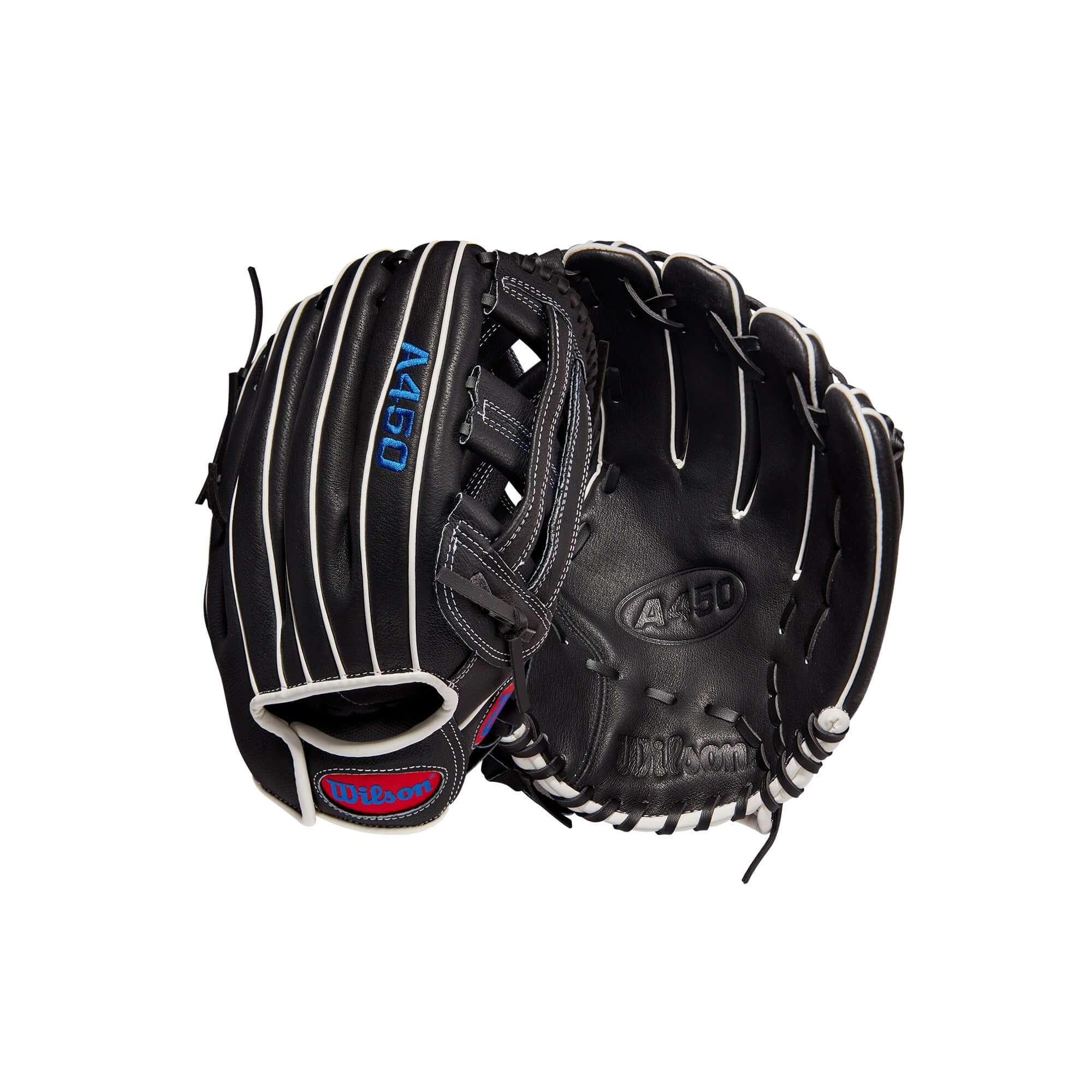 Wilson A450  Advisory Staff 12" LHT 12 Black/Black/ Red&Royal&White - Image 5