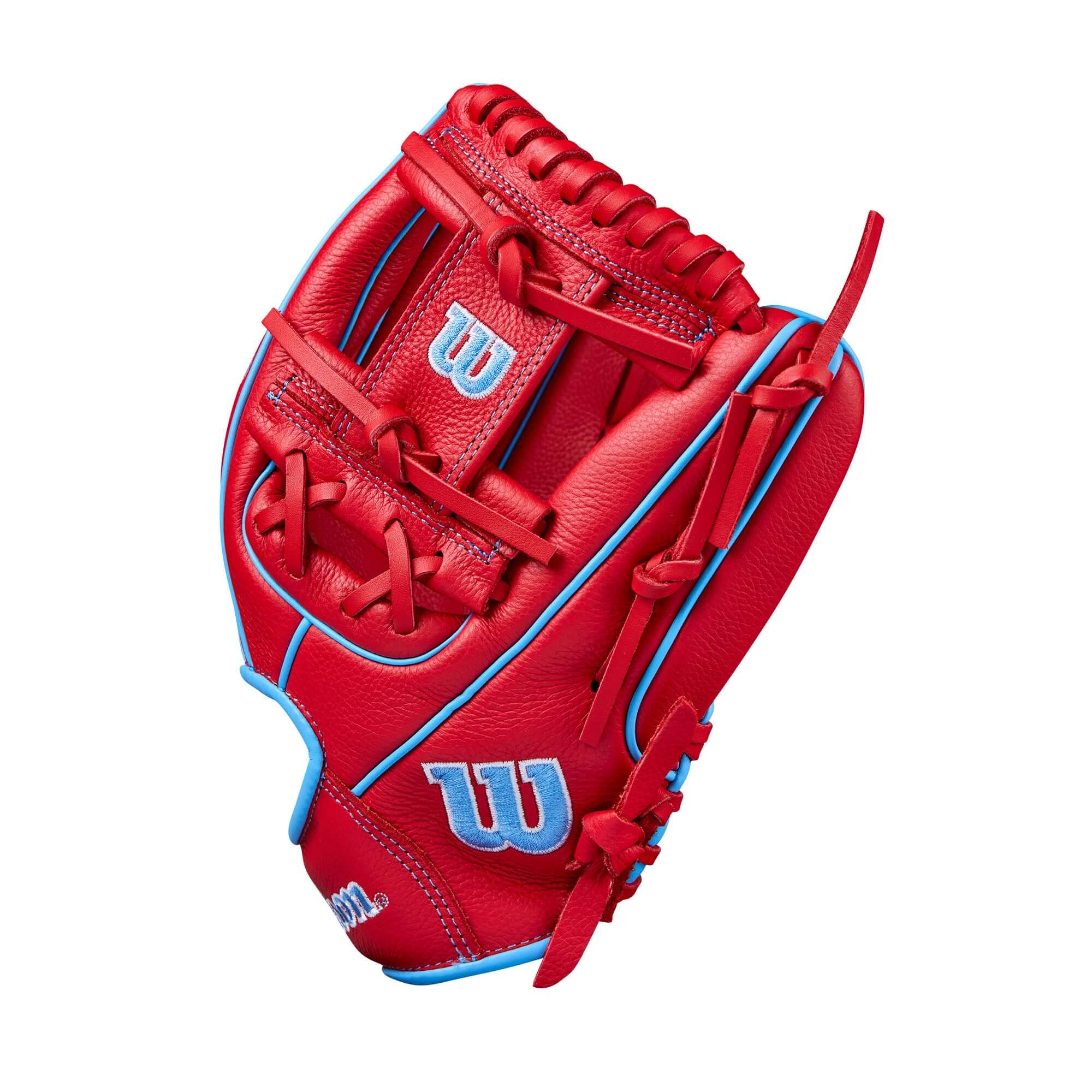 Wilson A500 Utility Youth Glove Red/Blue/White 11.5” - Image 3