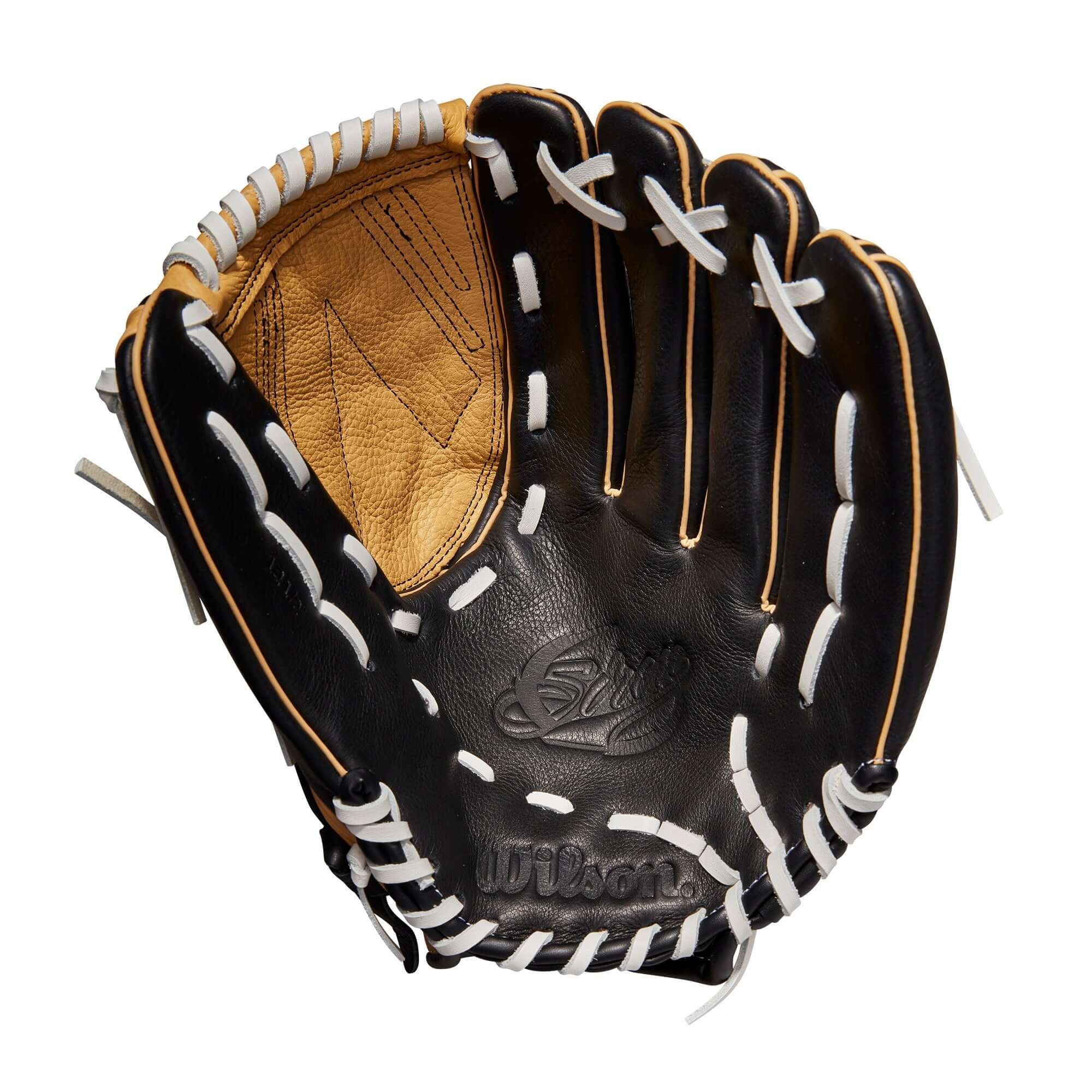 Wilson A500 Siren 12.5"   Fastpitch Outfield Black/Blonde/White - Image 2