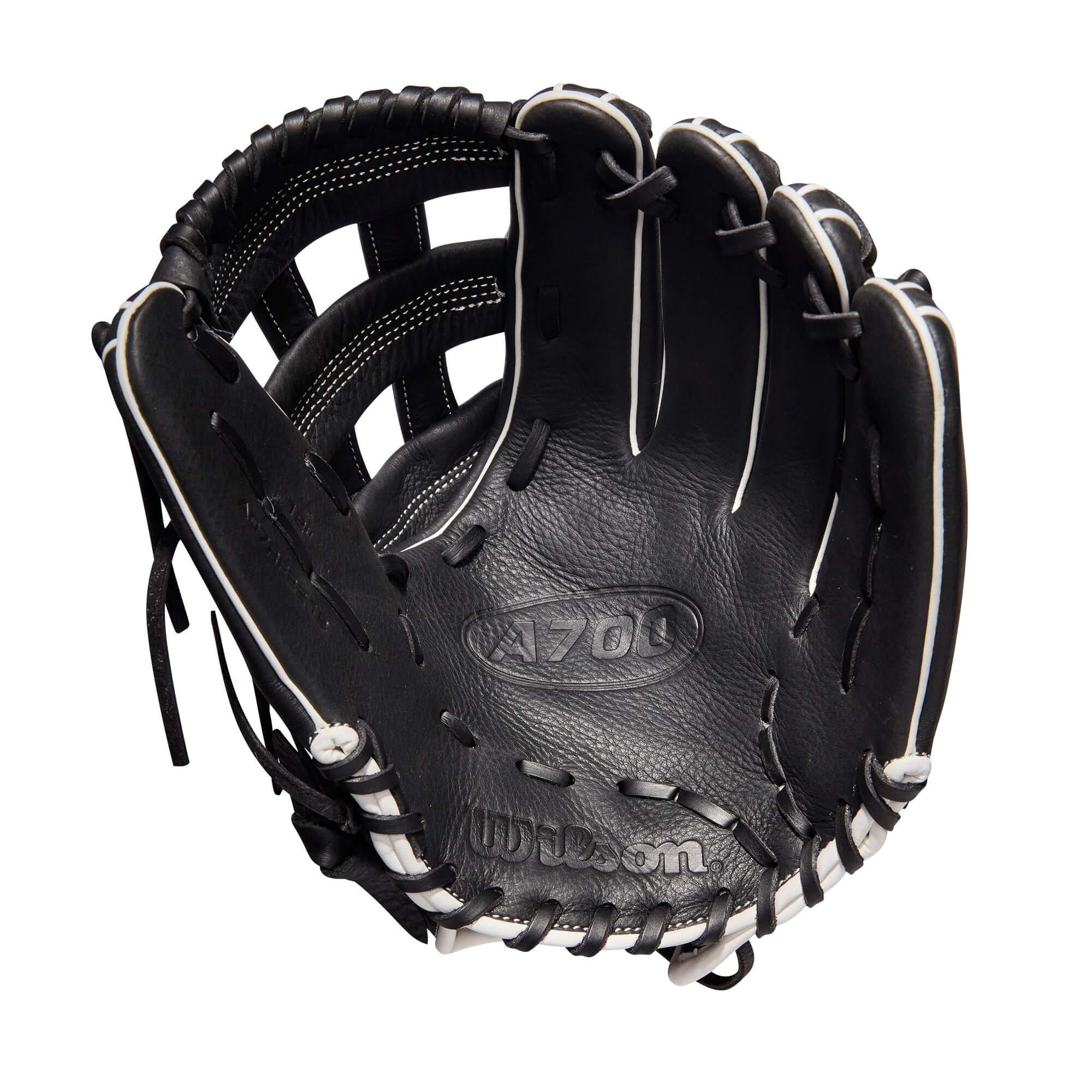 Wilson A700  Fastpitch 12" 12 Black/White - Image 2