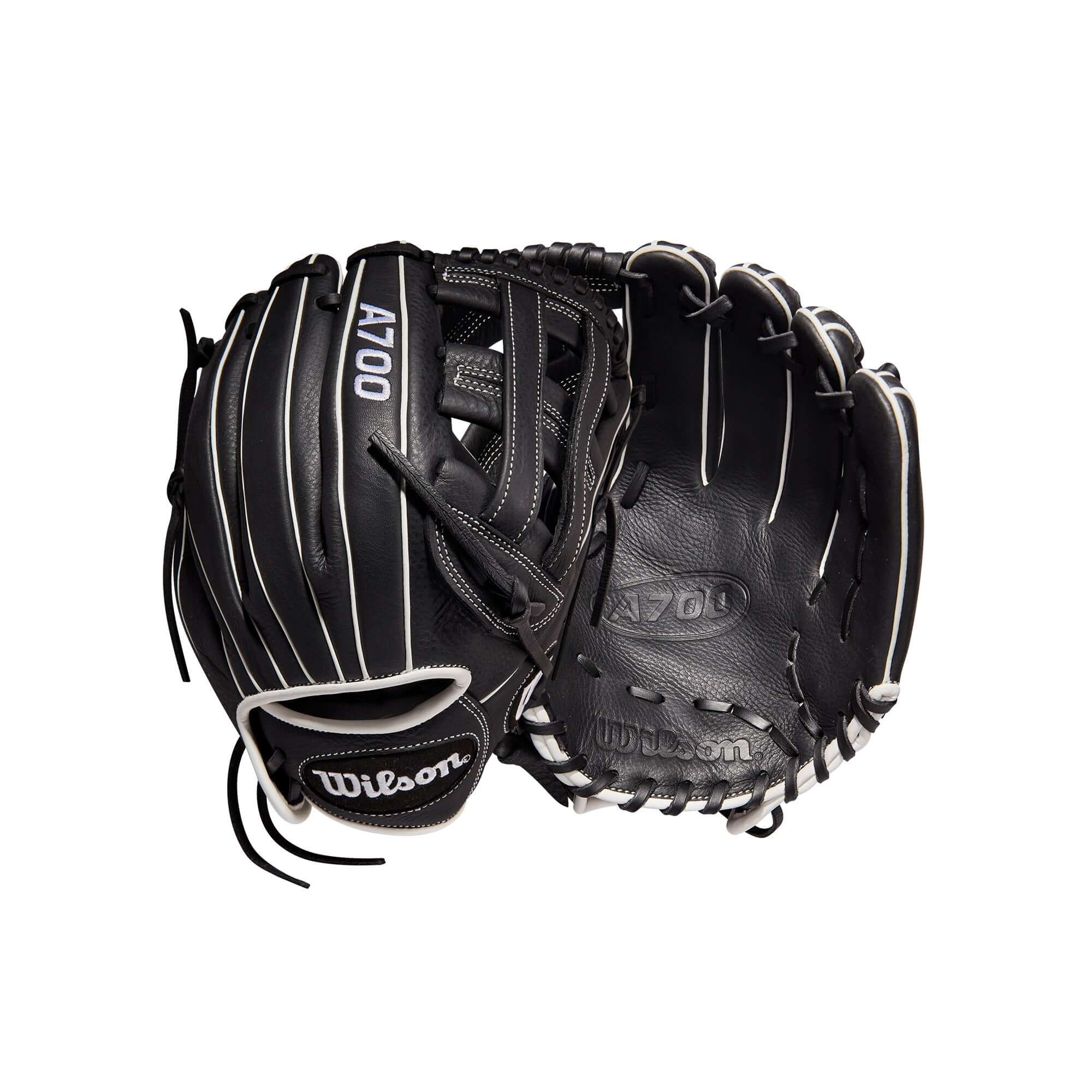 Wilson A700  Fastpitch 12" 12 Black/White - Image 4