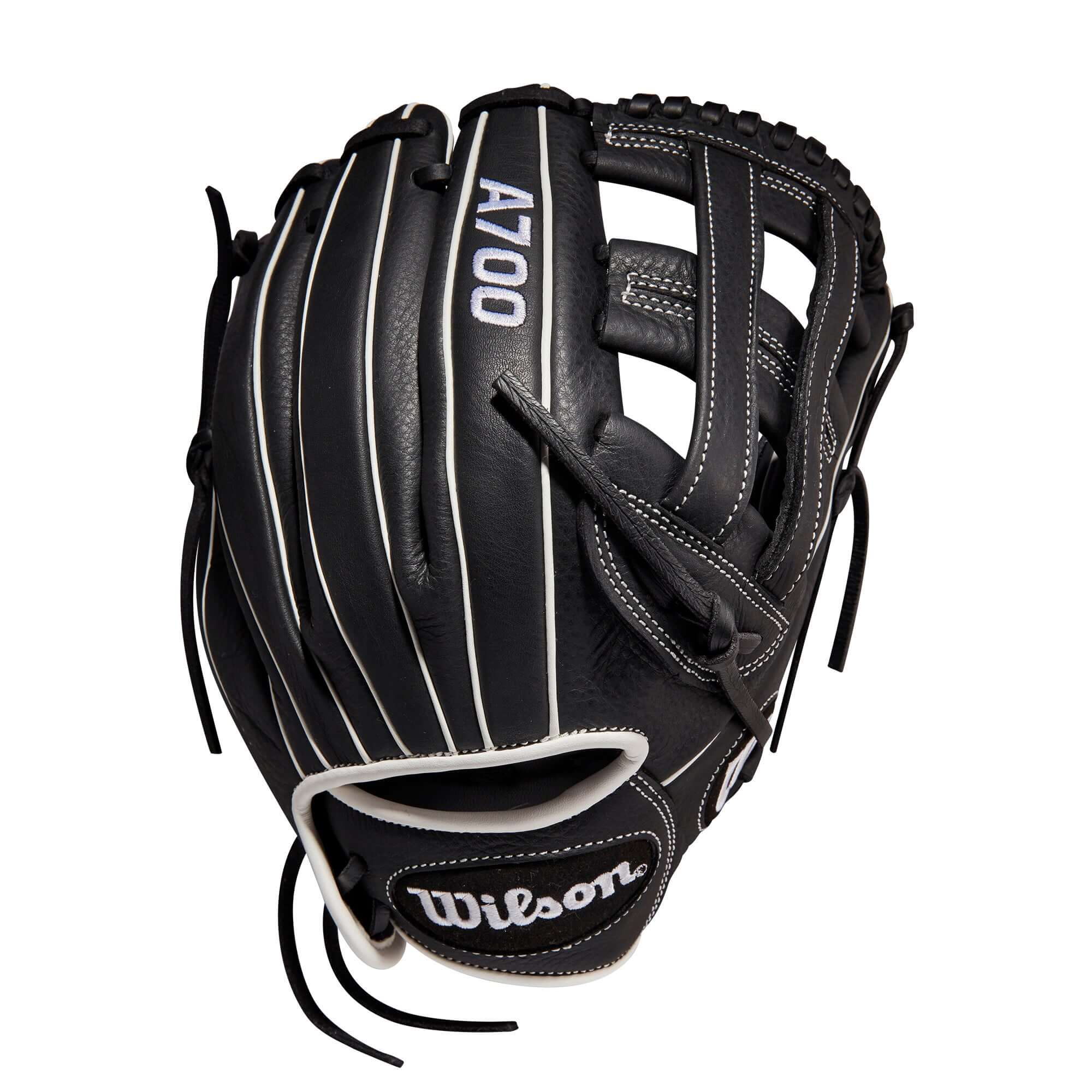 Wilson A700  Fastpitch 12" LHT 12 Black/White - Image 2