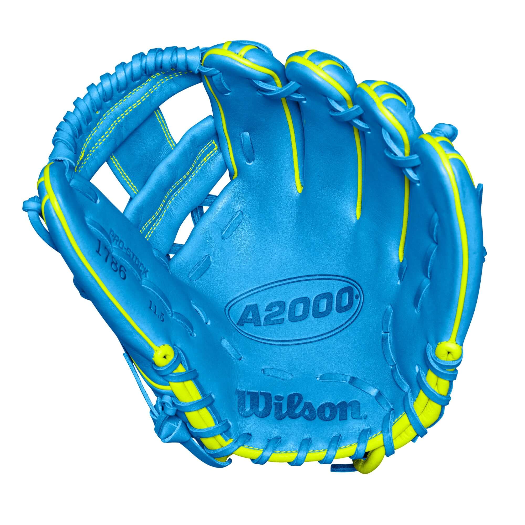 Wilson Fall 2024 A2000 1786 Infield Baseball Glove Sky Blue/Optic 11.5" - Image 3