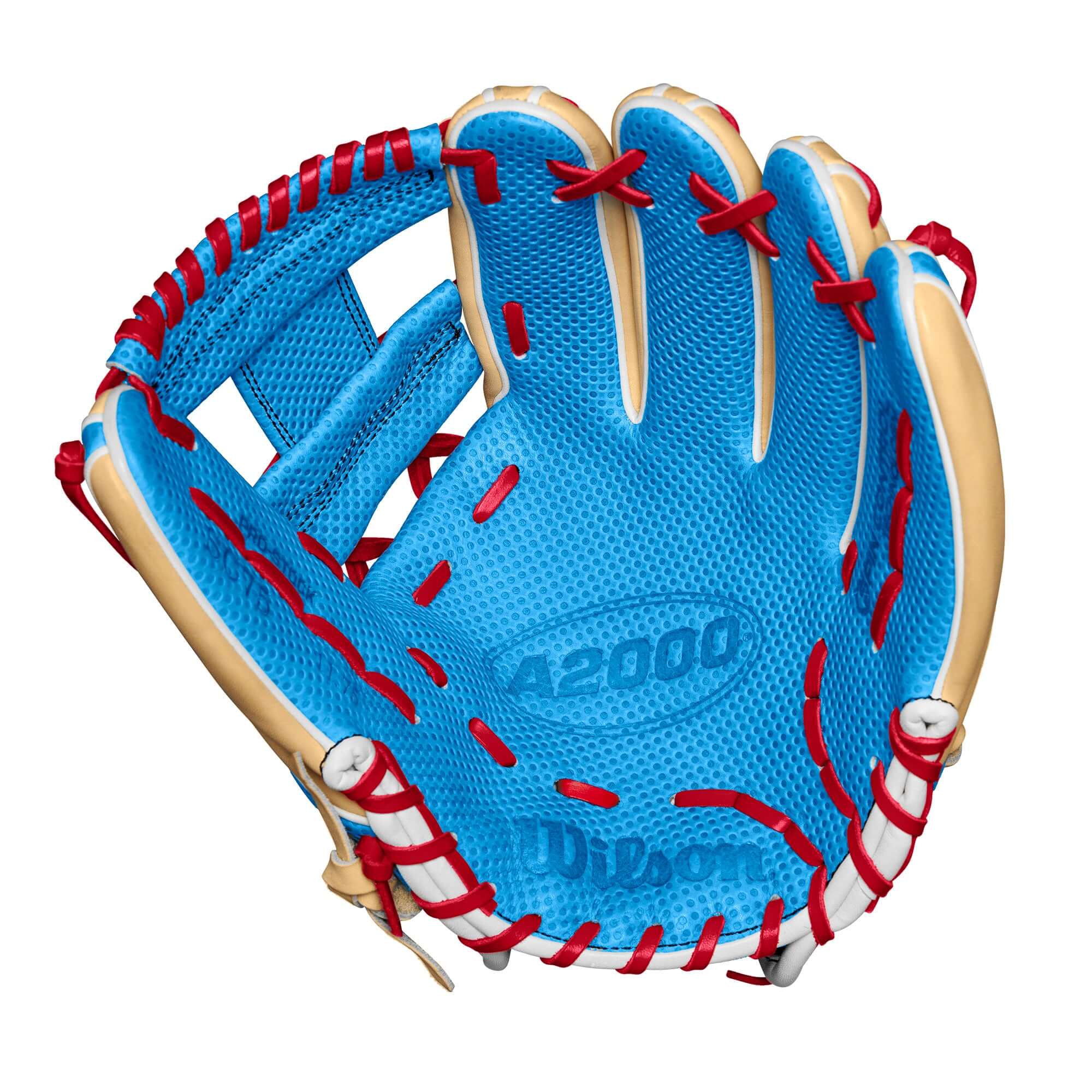 Wilson Fall 2024 A2000 1975 Infield Baseball Glove Blonde/Tropic 11.75" - Image 3