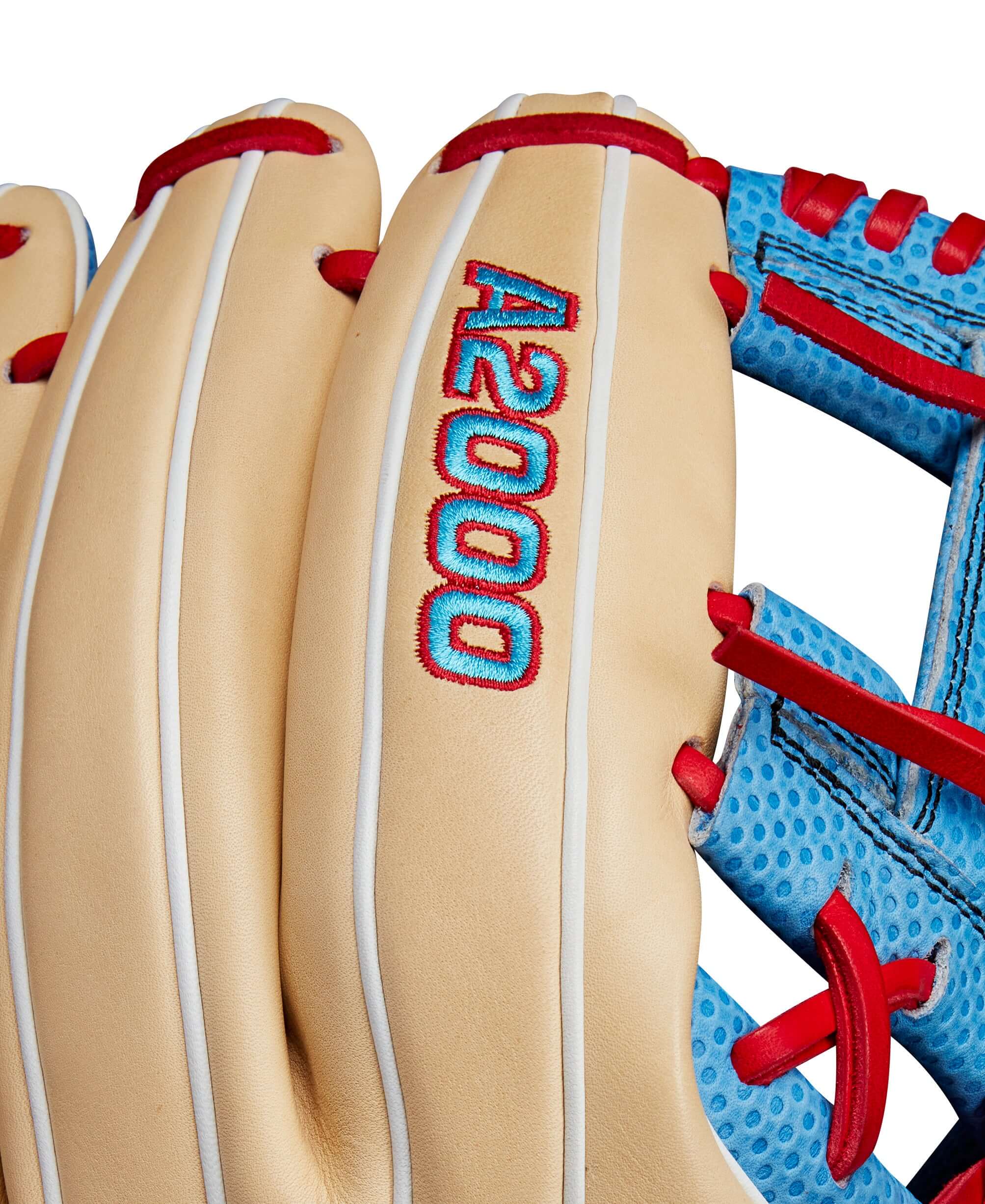 Wilson Fall 2024 A2000 1975 Infield Baseball Glove Blonde/Tropic 11.75" - Image 7