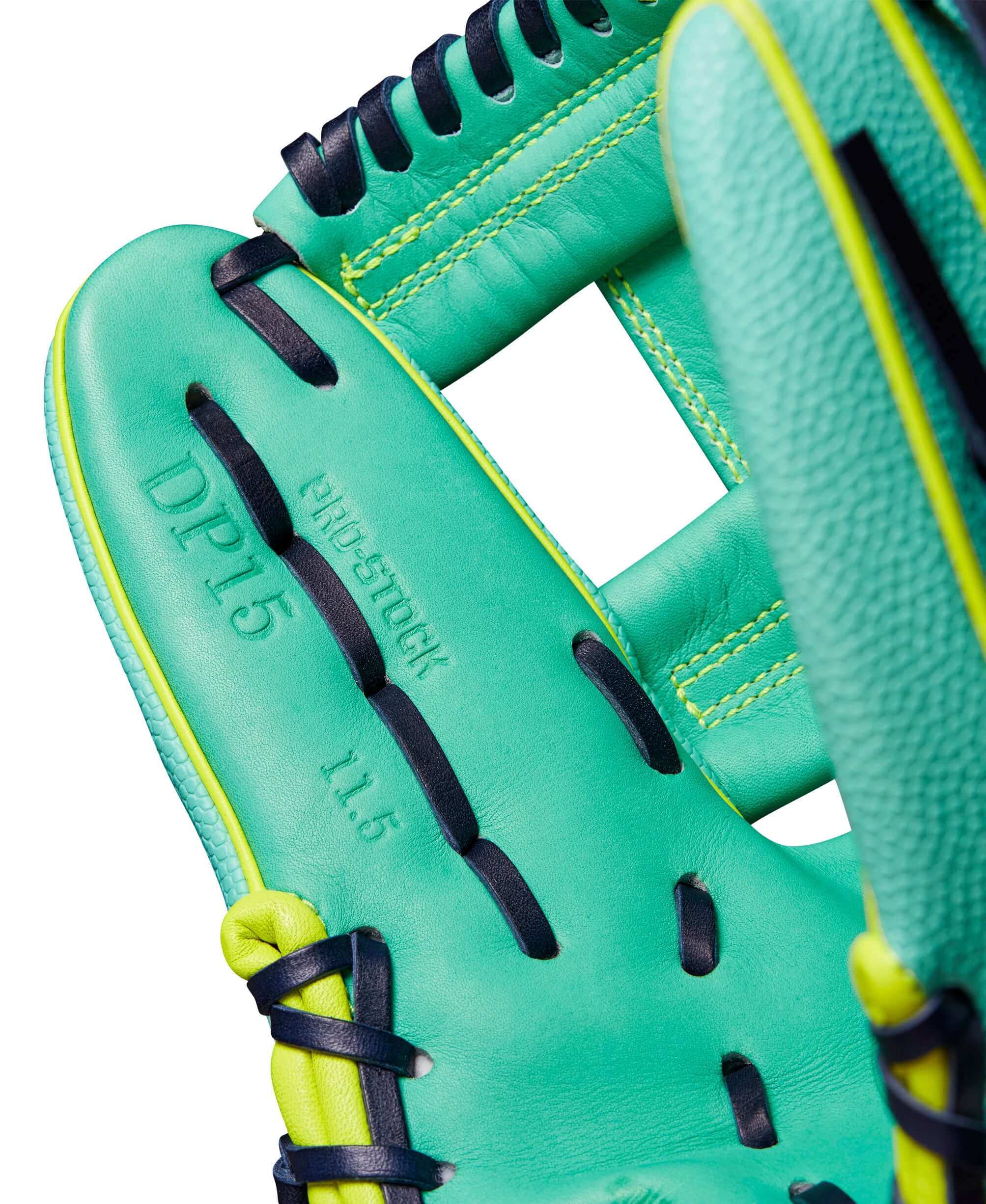 Wilson Fall 2024 A2000 DP15SS Infield Baseball Glove Seafoam/Opt 11.5" - Image 8