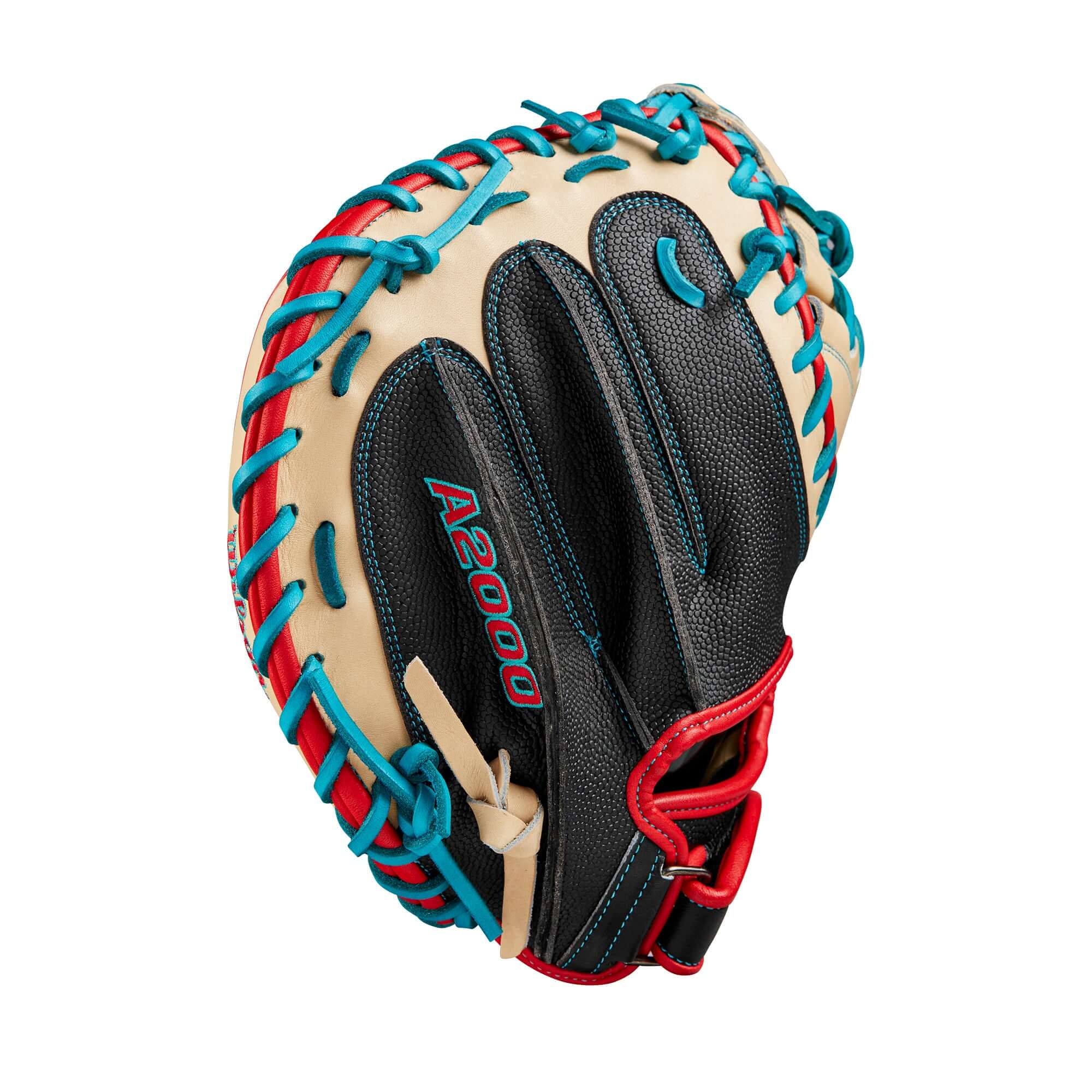 Wilson Fall 2024 A2000 PF33 Baseball Catcher's Mitt Black/Blonde 33" - Image 5