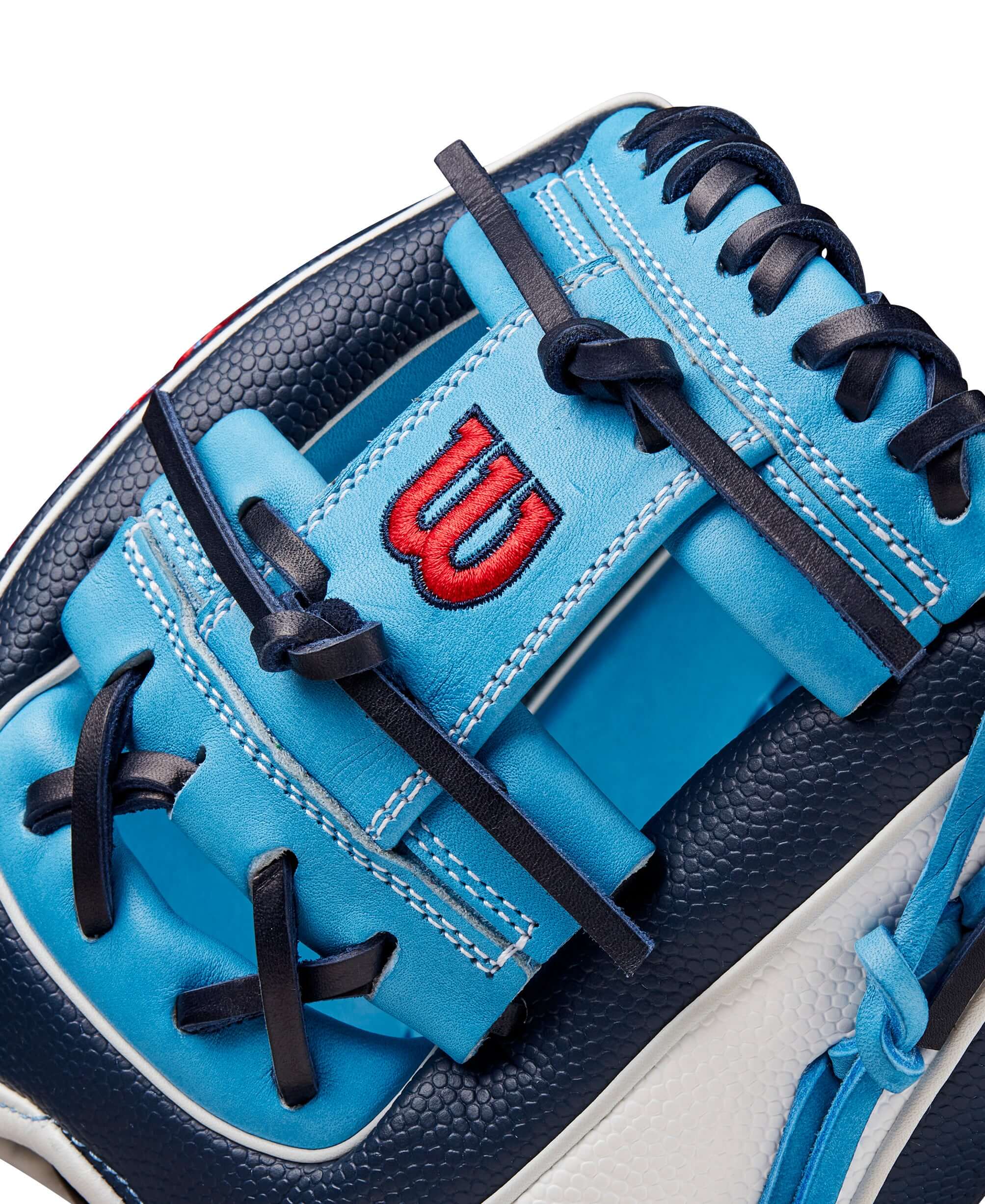 Wilson Fall 2024 A2000 PF88SS Infield Baseball Glove Navy/SKBL/W 11.25" - Image 6