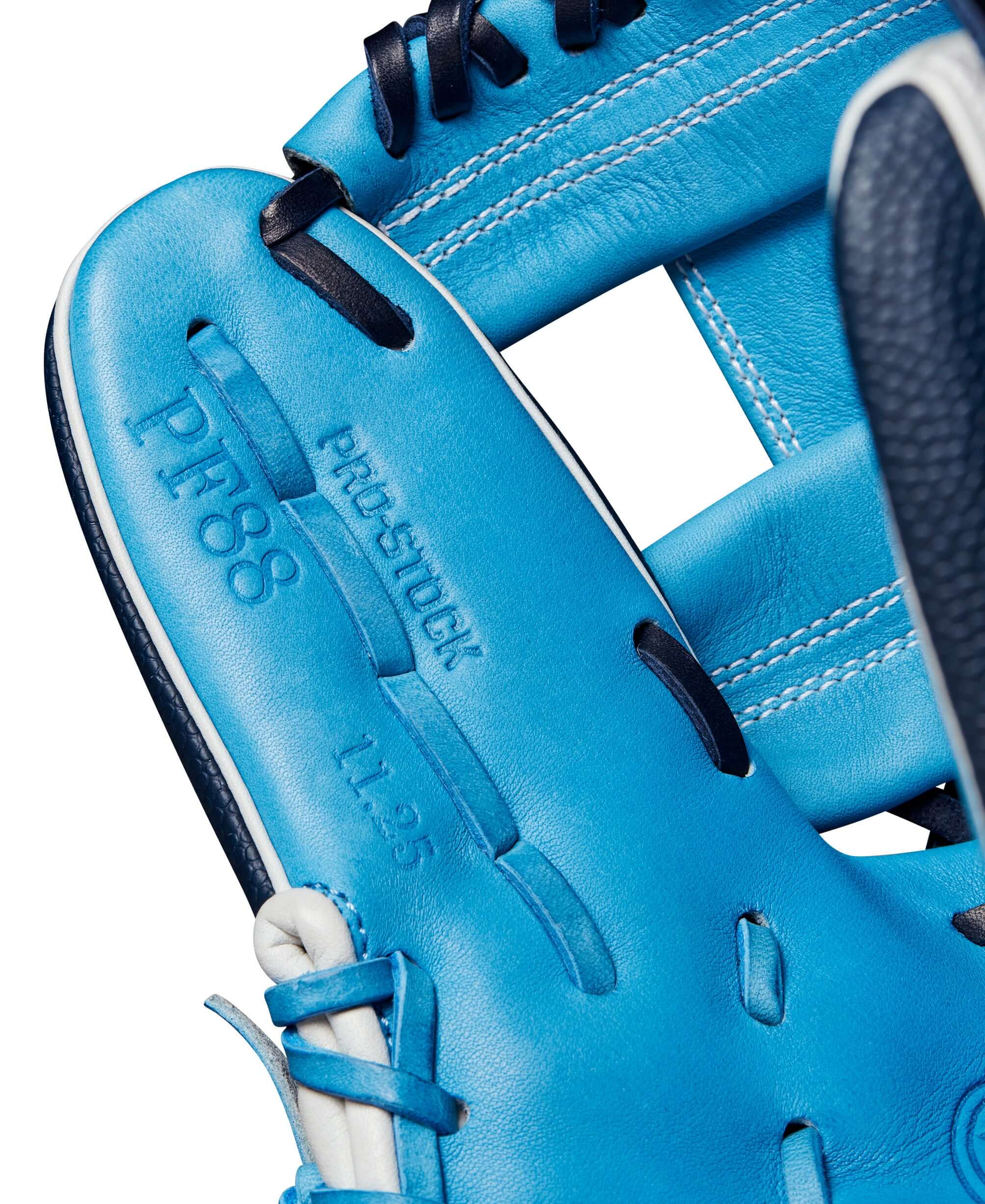 Wilson Fall 2024 A2000 PF88SS Infield Baseball Glove Navy/SKBL/W 11.25" - Image 8