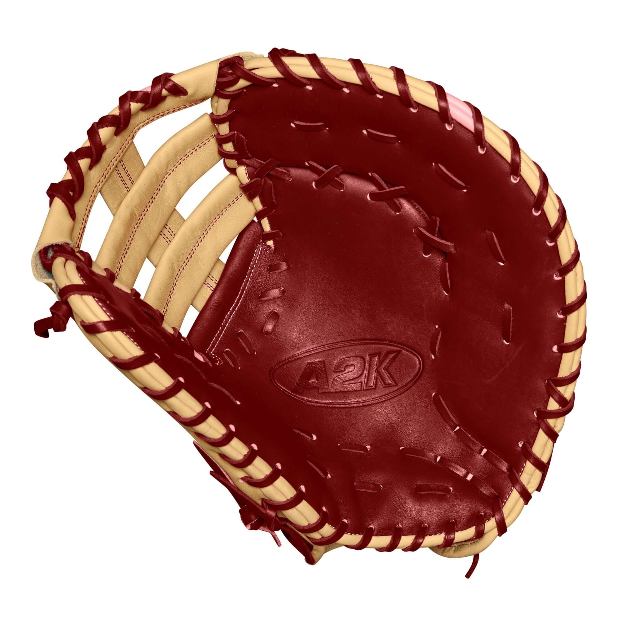 Wilson Fall 2024 A2K 1679 Baseball First Base Mitt Red/Blonde 12.5" - Image 3
