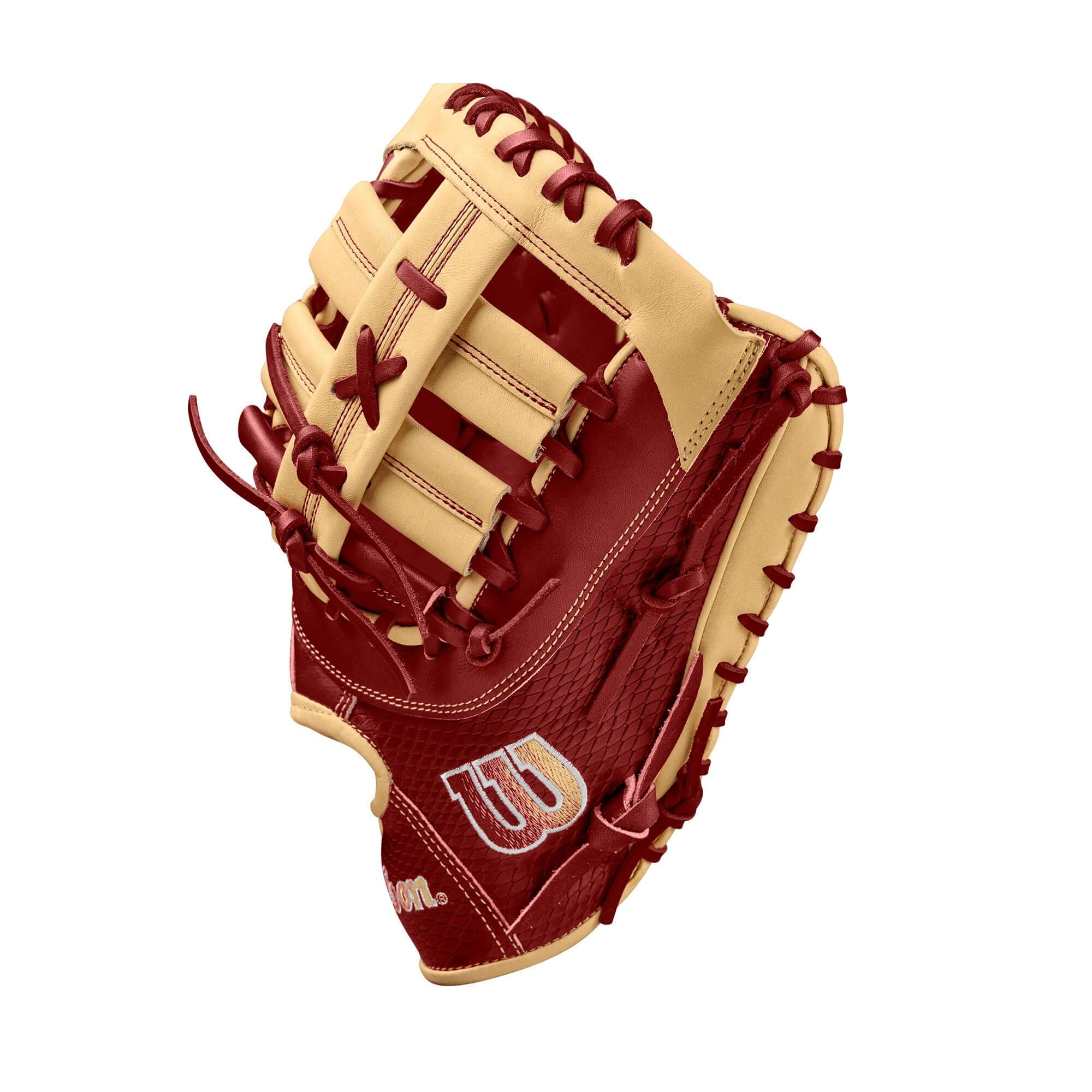 Wilson Fall 2024 A2K 1679 Baseball First Base Mitt Red/Blonde 12.5" - Image 4