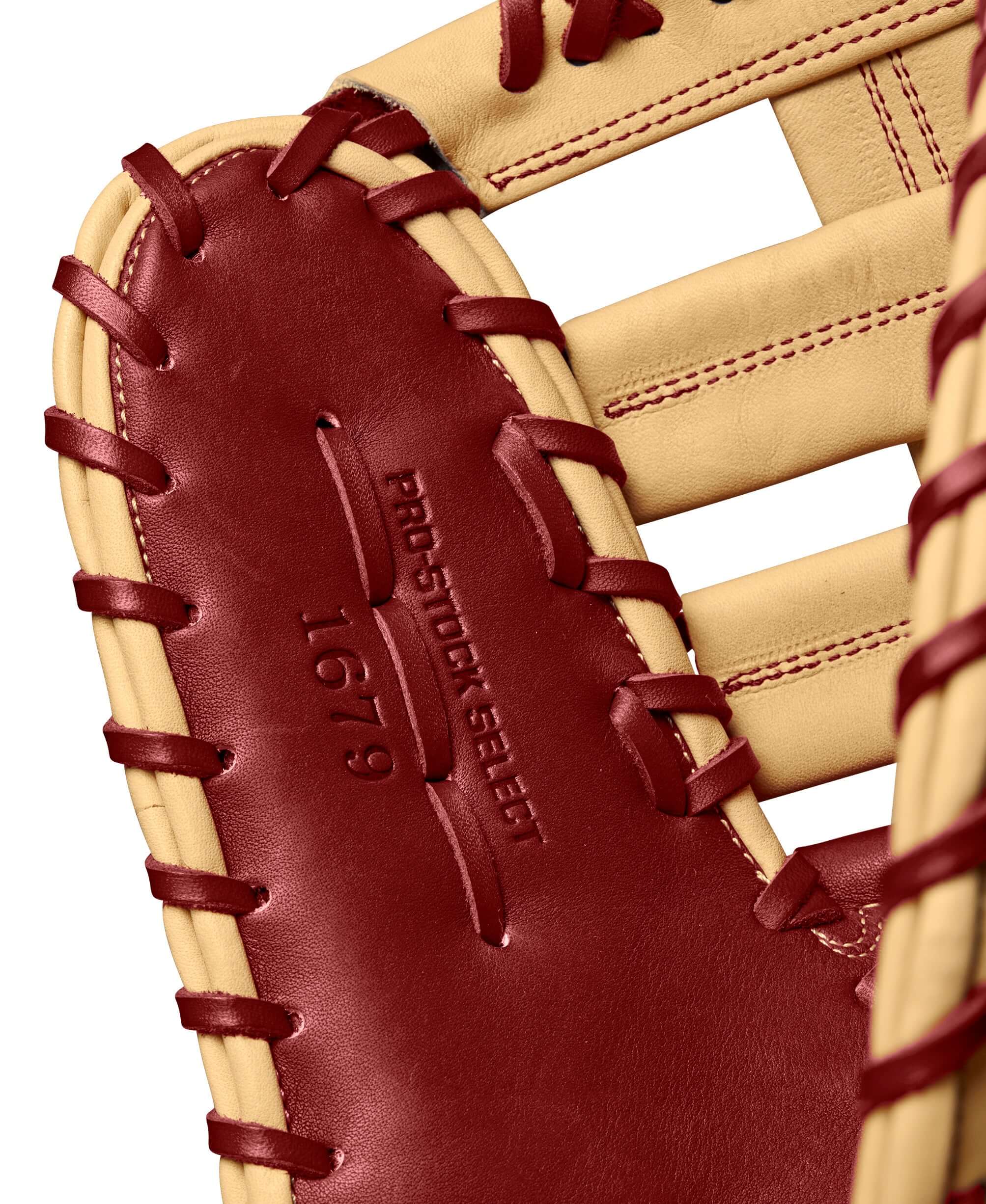 Wilson Fall 2024 A2K 1679 Baseball First Base Mitt Red/Blonde 12.5" - Image 7