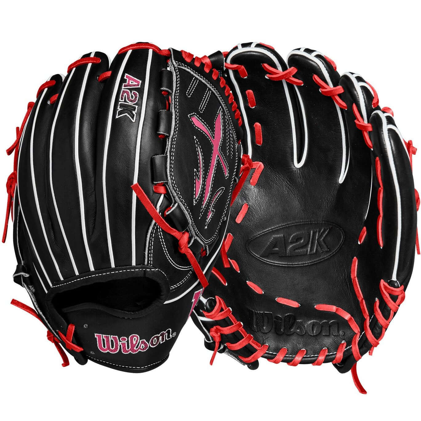 Wilson Fall 2024 A2K B23 Pitcher's Baseball Glove Black 12"
