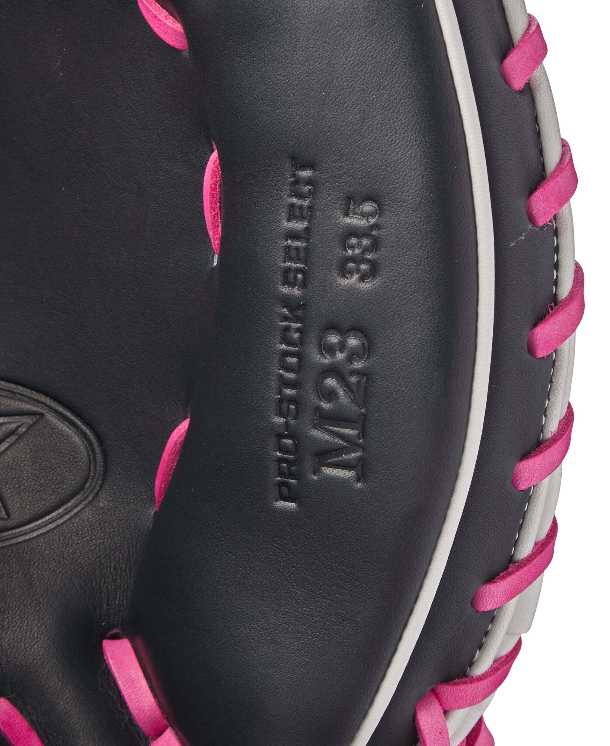 Wilson Fall 2024 A2K M23 Baseball Catcher's Mitt Navy Blue/Flamingo 33.5" - Image 7