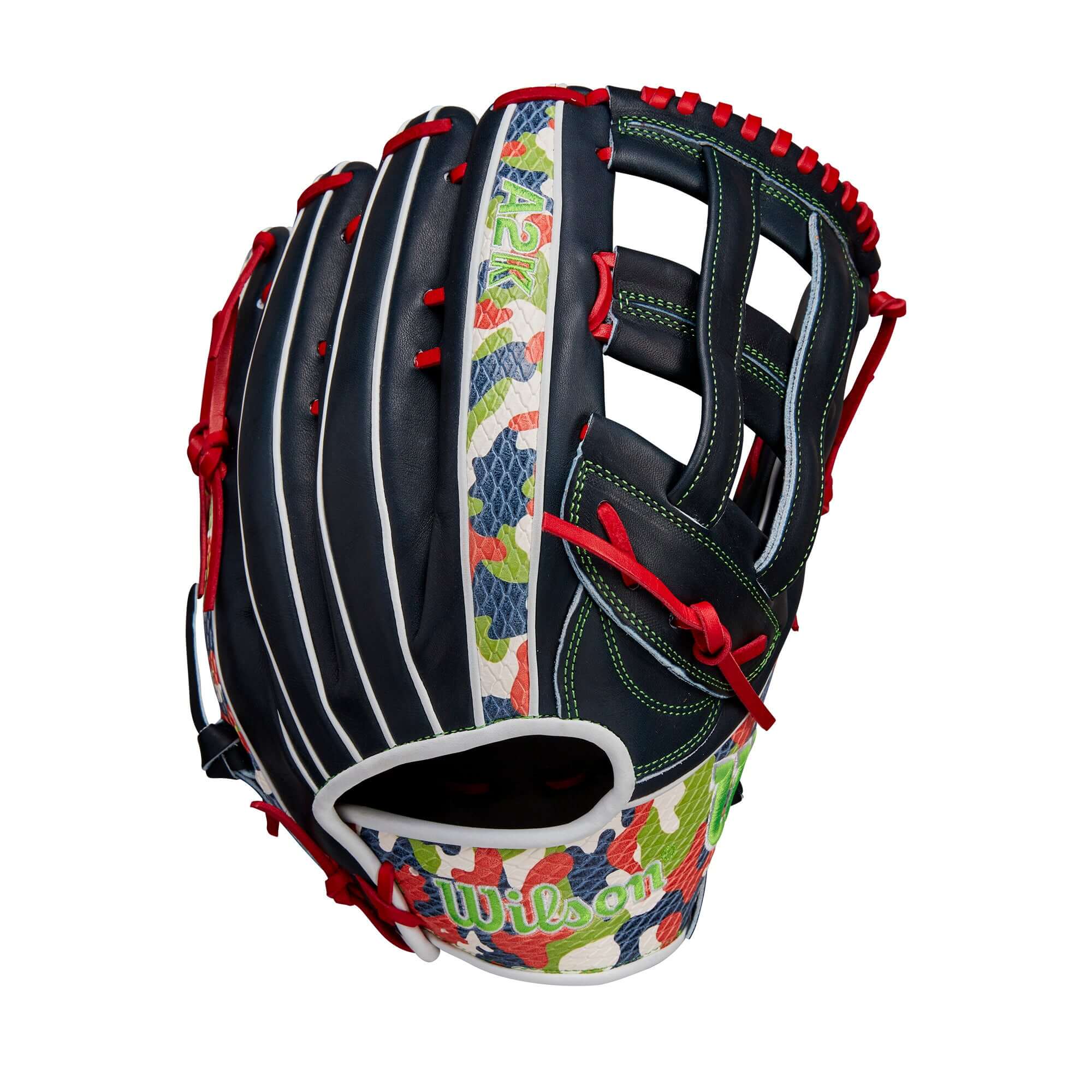 Wilson Fall 2024 Michael Harris A2K GM Outfield Baseball Glove Navy 12.75" - Image 2