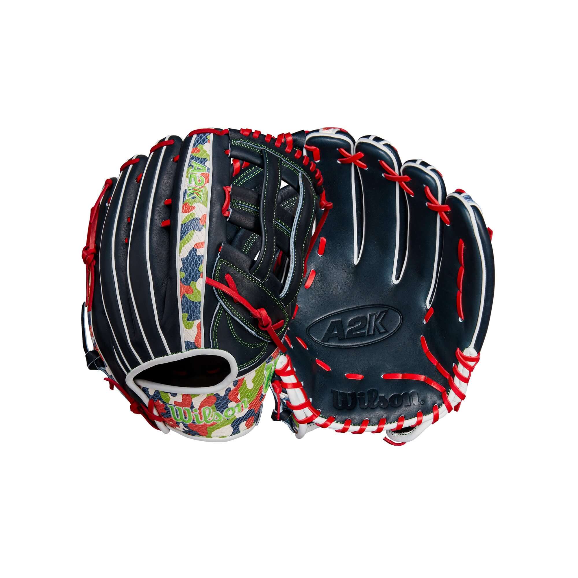 Wilson Fall 2024 Michael Harris A2K GM Outfield Baseball Glove Navy 12.75" - Image 8