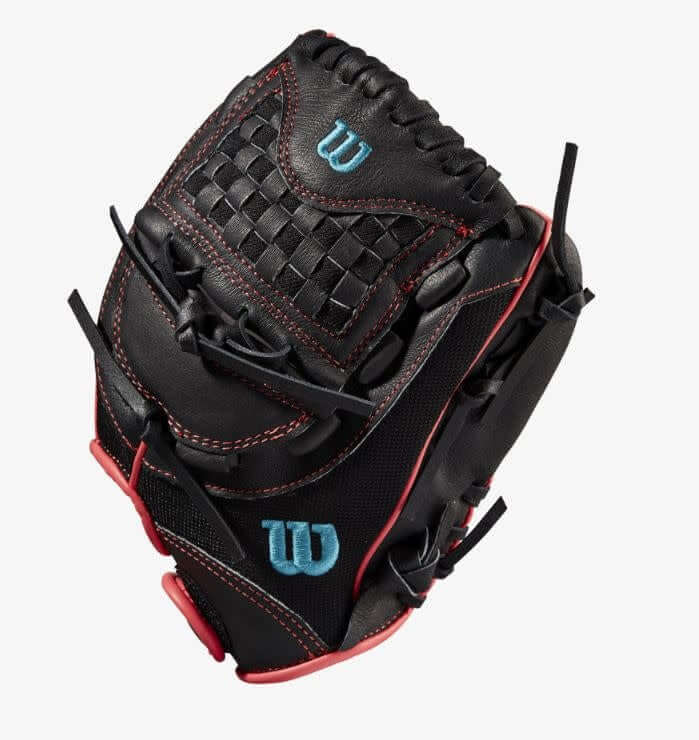 Wilson Flash 11.5" LHT 11.5 Black/Pink/Tropical Blue - Image 3