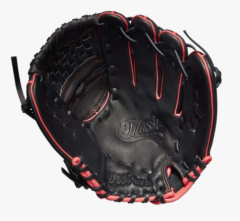Wilson Flash 11.5" LHT 11.5 Black/Pink/Tropical Blue - Image 4