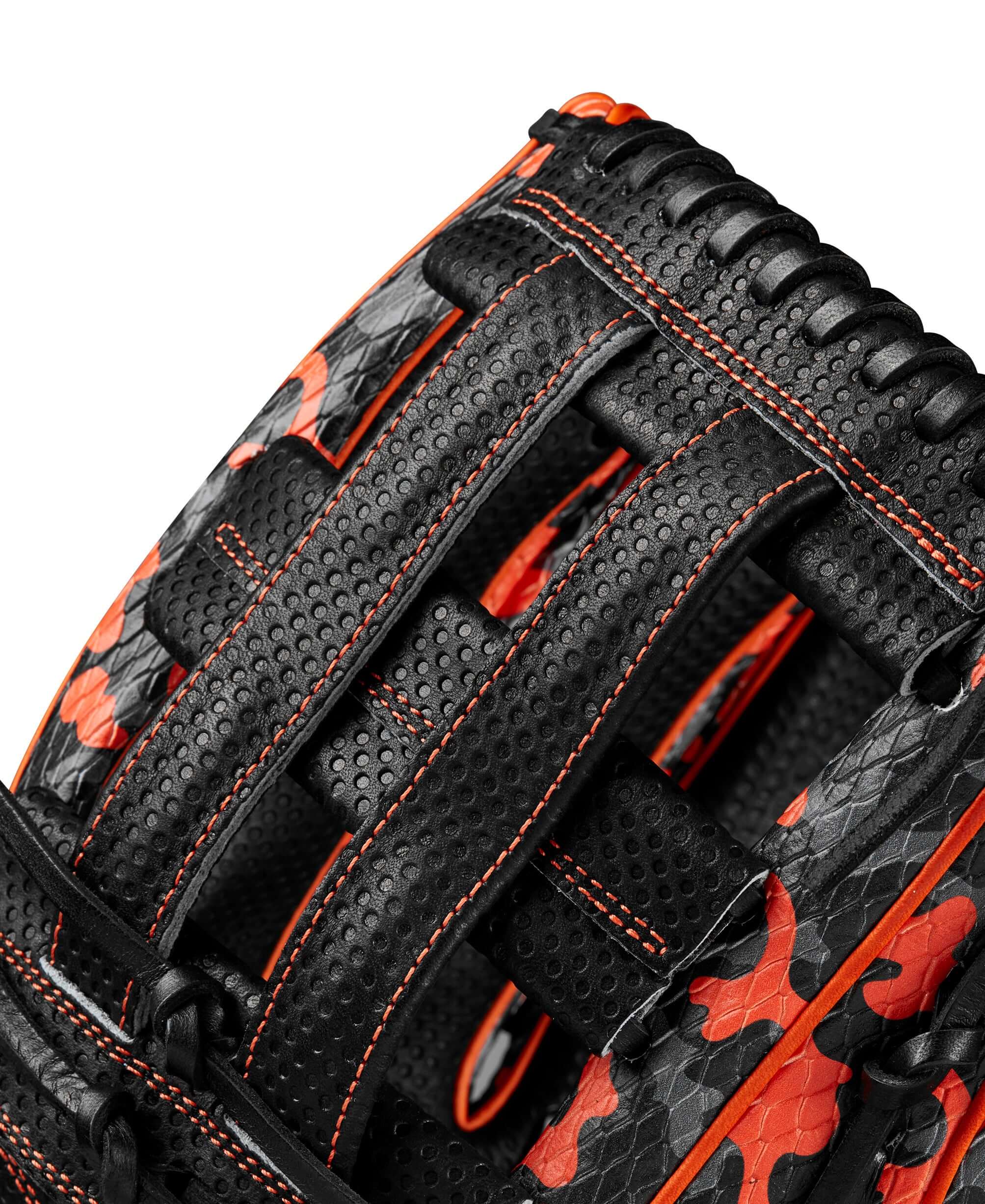 Wilson Glove of the Month (GOTM) October 2024 A2000 1777 Orange Black 12.75" - Image 4