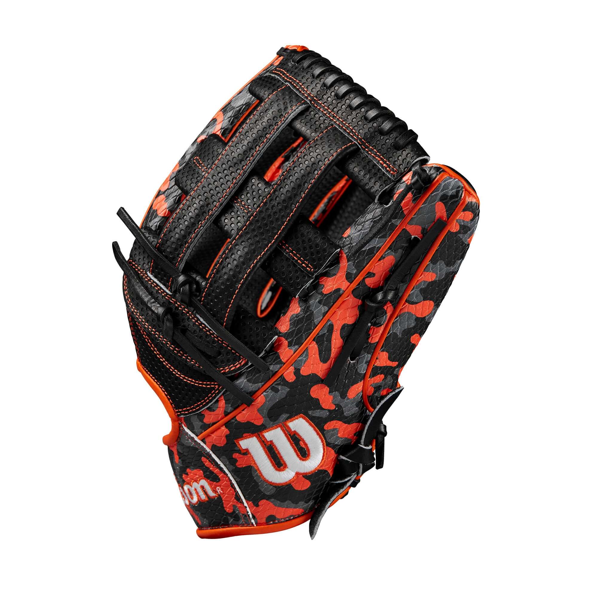 Wilson Glove of the Month (GOTM) October 2024 A2000 1777 Orange Black 12.75" - Image 6