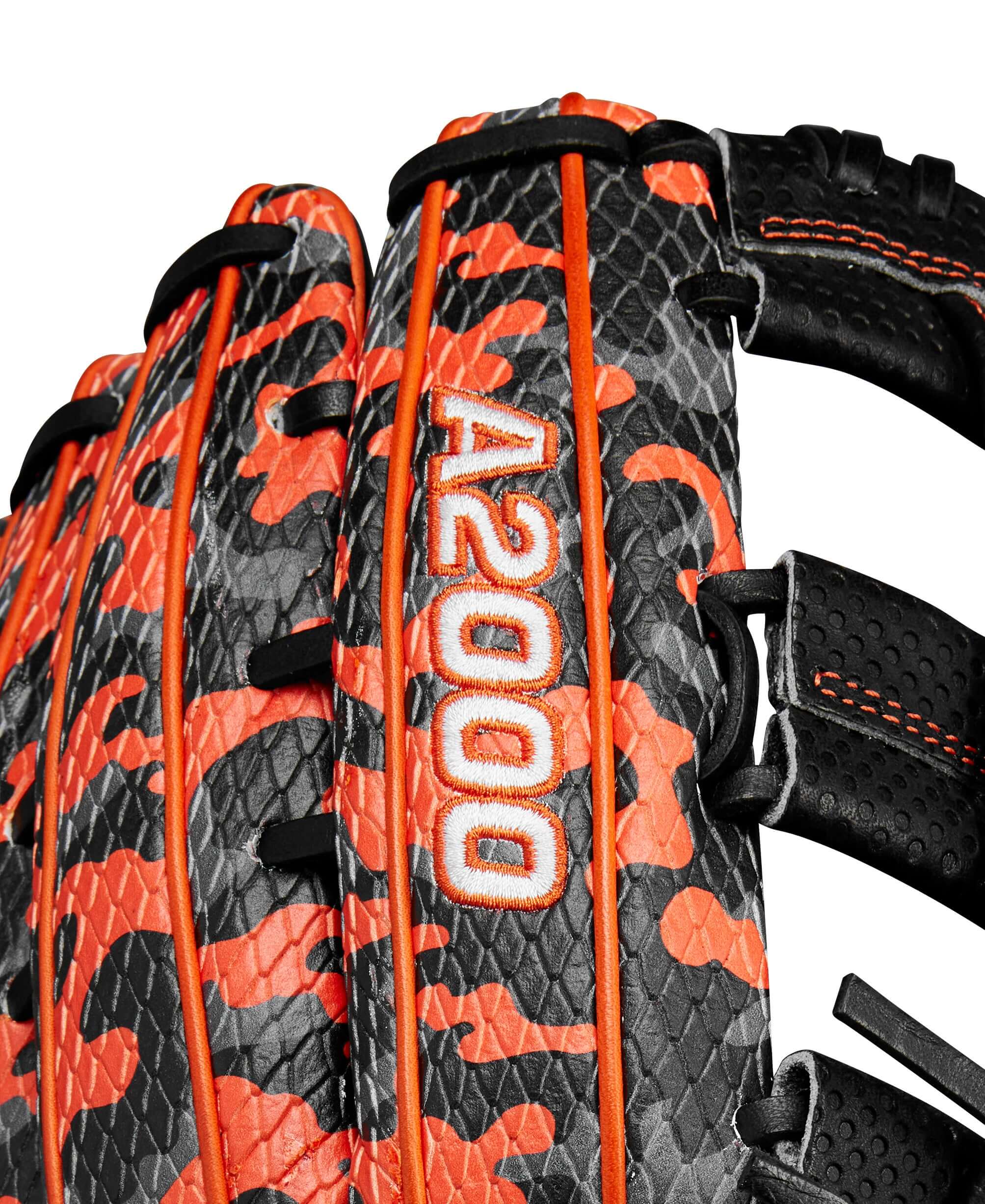 Wilson Glove of the Month (GOTM) October 2024 A2000 1777 Orange Black 12.75" - Image 7