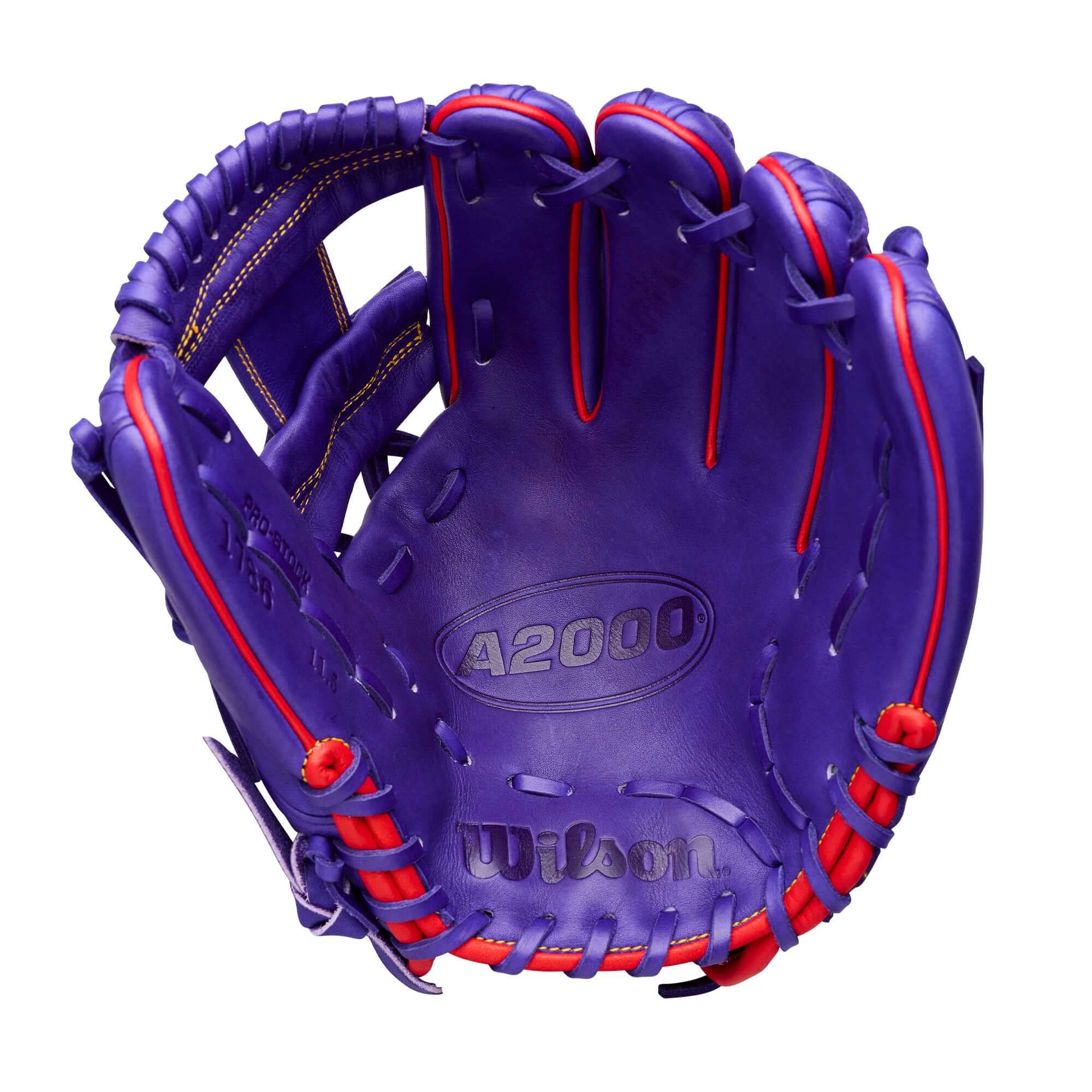 Wilson Ground Ball Grape A2000 1786 11.5" Infield Baseball Glove - Image 3