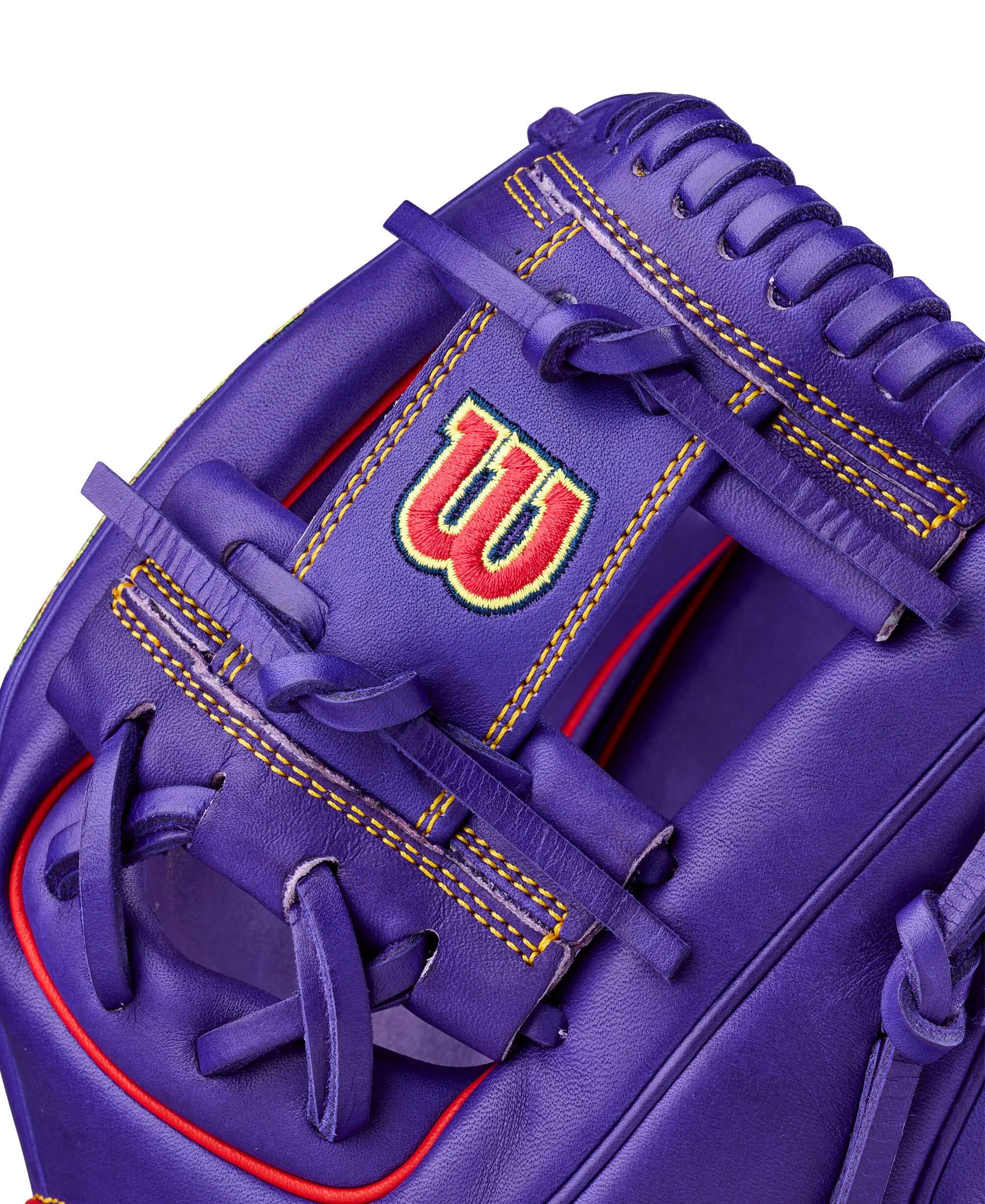 Wilson Ground Ball Grape A2000 1786 11.5" Infield Baseball Glove - Image 6