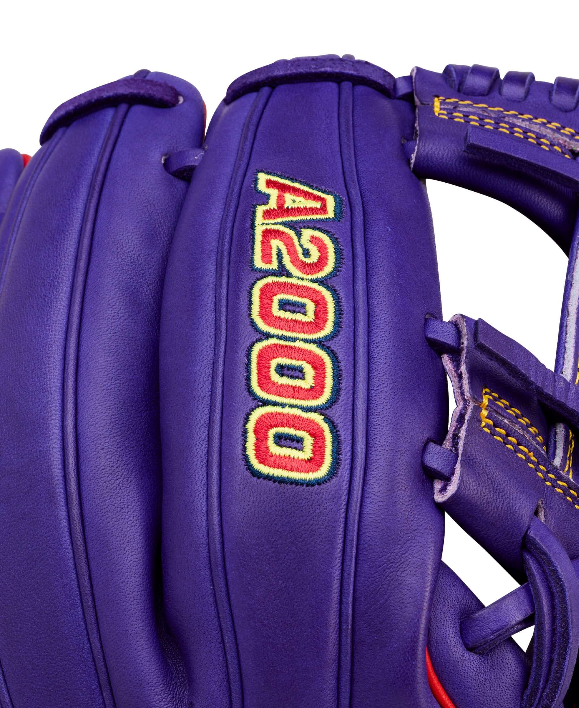Wilson Ground Ball Grape A2000 1786 11.5" Infield Baseball Glove - Image 7