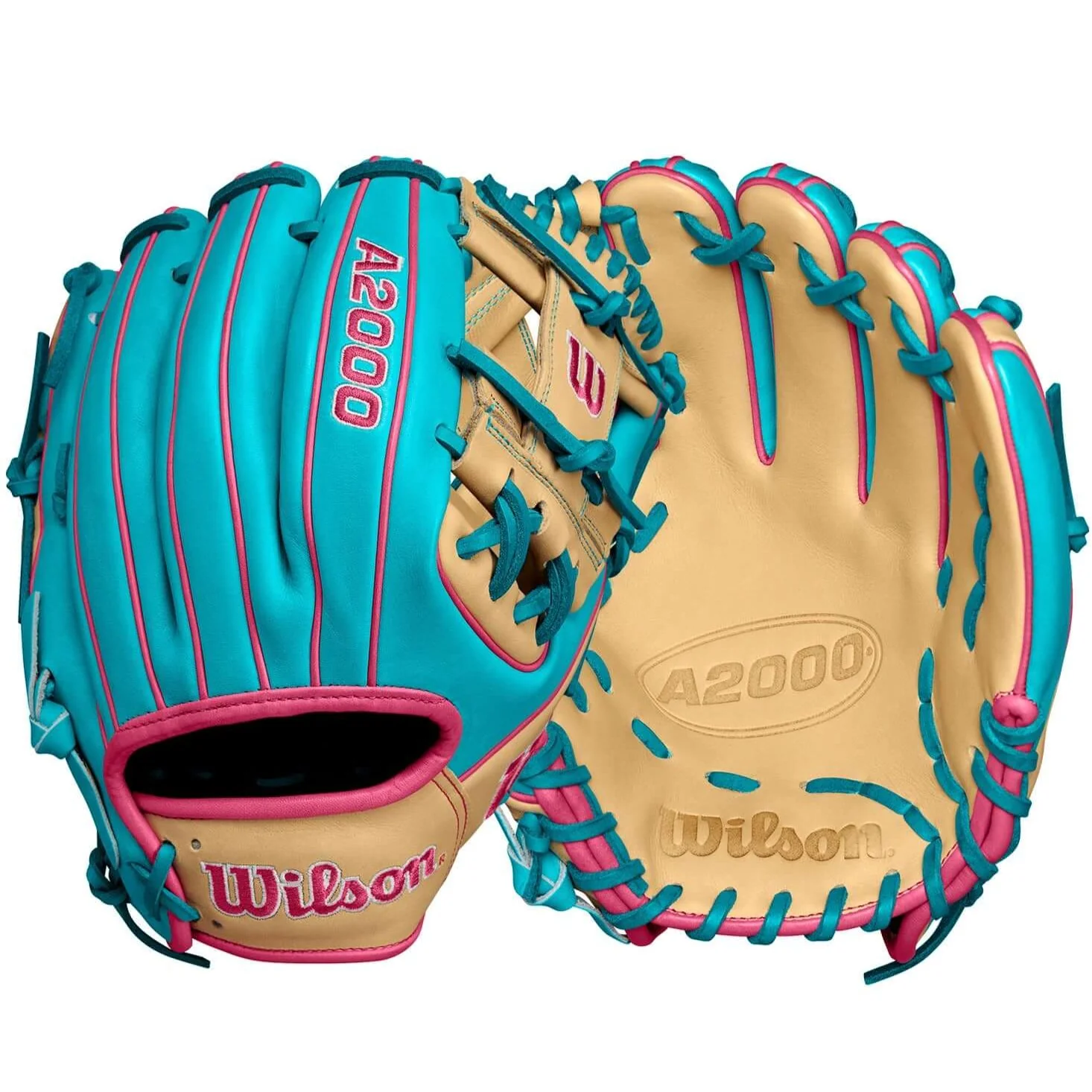 Wilson Spring 2025 A2000 1786 Teal/Blonde 11.5"