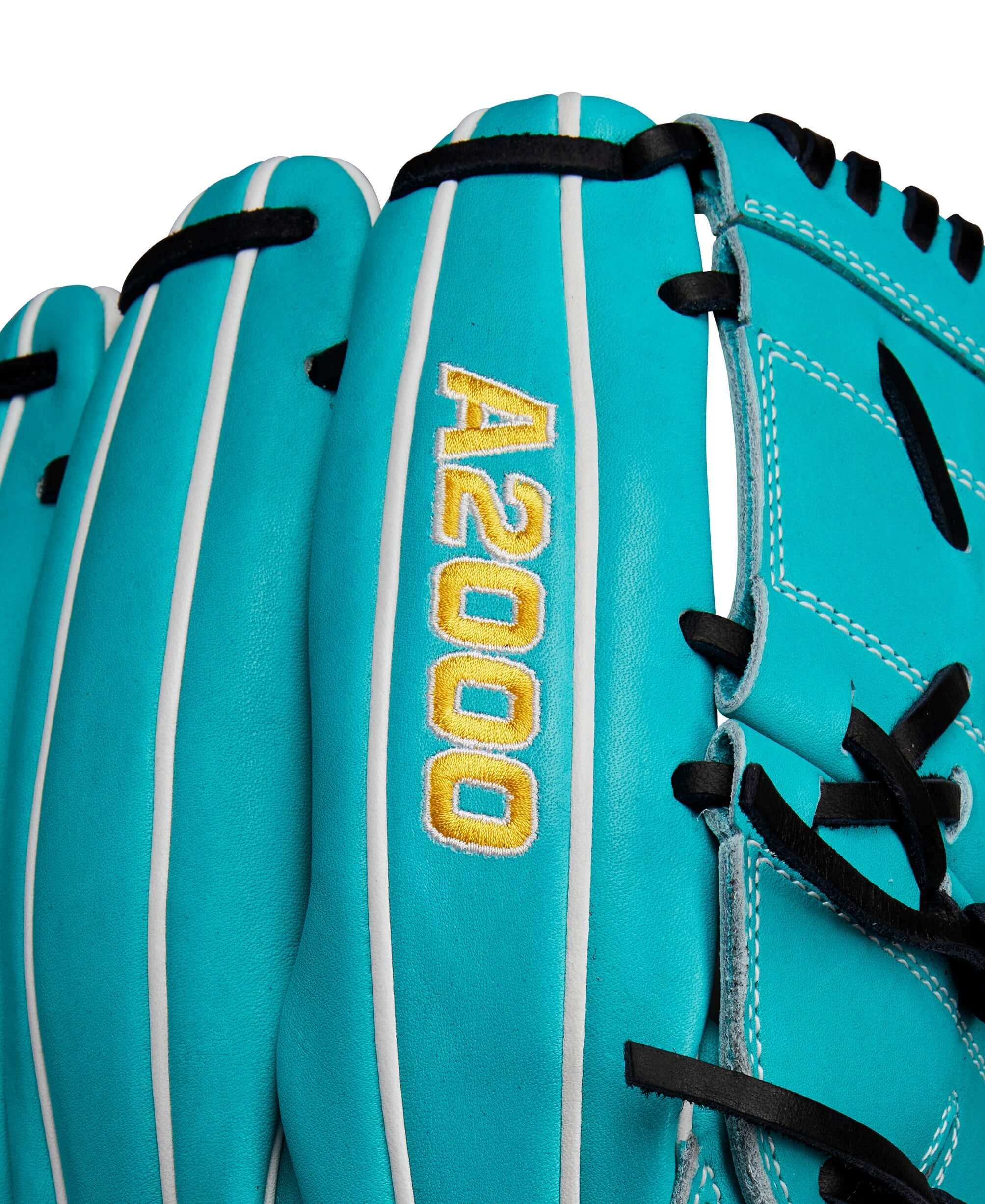 Wilson A2000 Spring 2025 SA17 B2 Pitcher's Black/Teal 12" RHT - Image 6