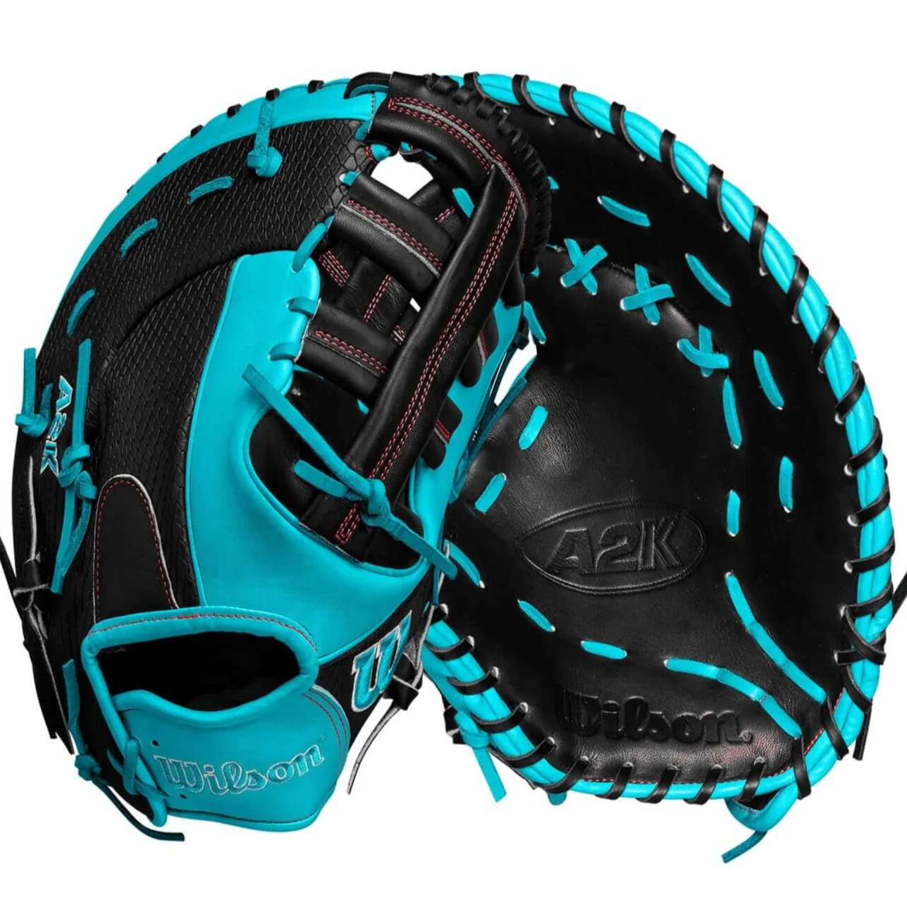 Wilson Spring 2025 A2K 1679CF Black/Teal 12.5" LHT