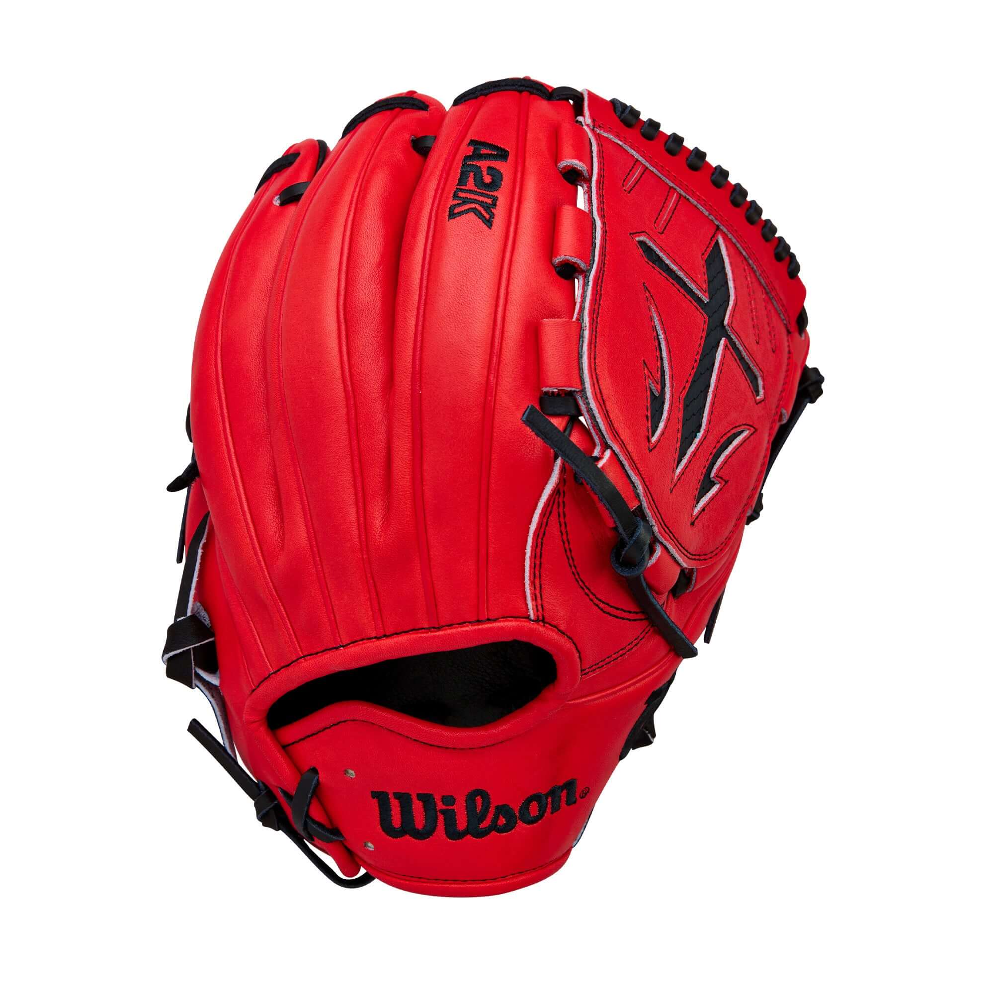 Wilson Spring 2026 A2K B23 12" Pitcher's Baseball Glove Red/Black - Image 2