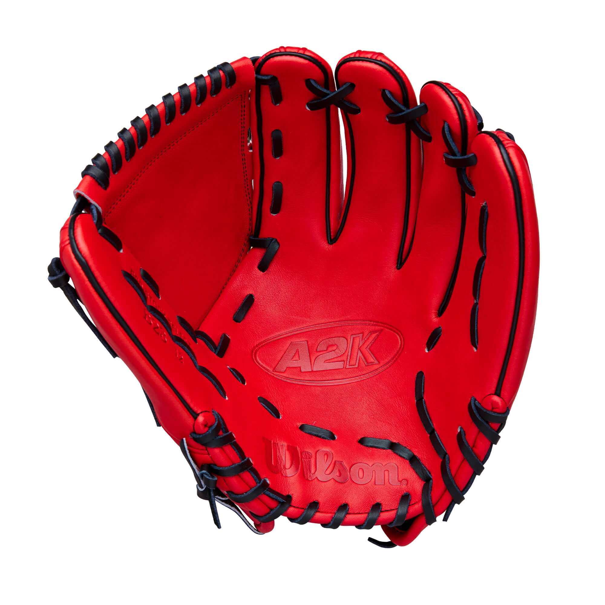 Wilson Spring 2026 A2K B23 12" Pitcher's Baseball Glove Red/Black - Image 3