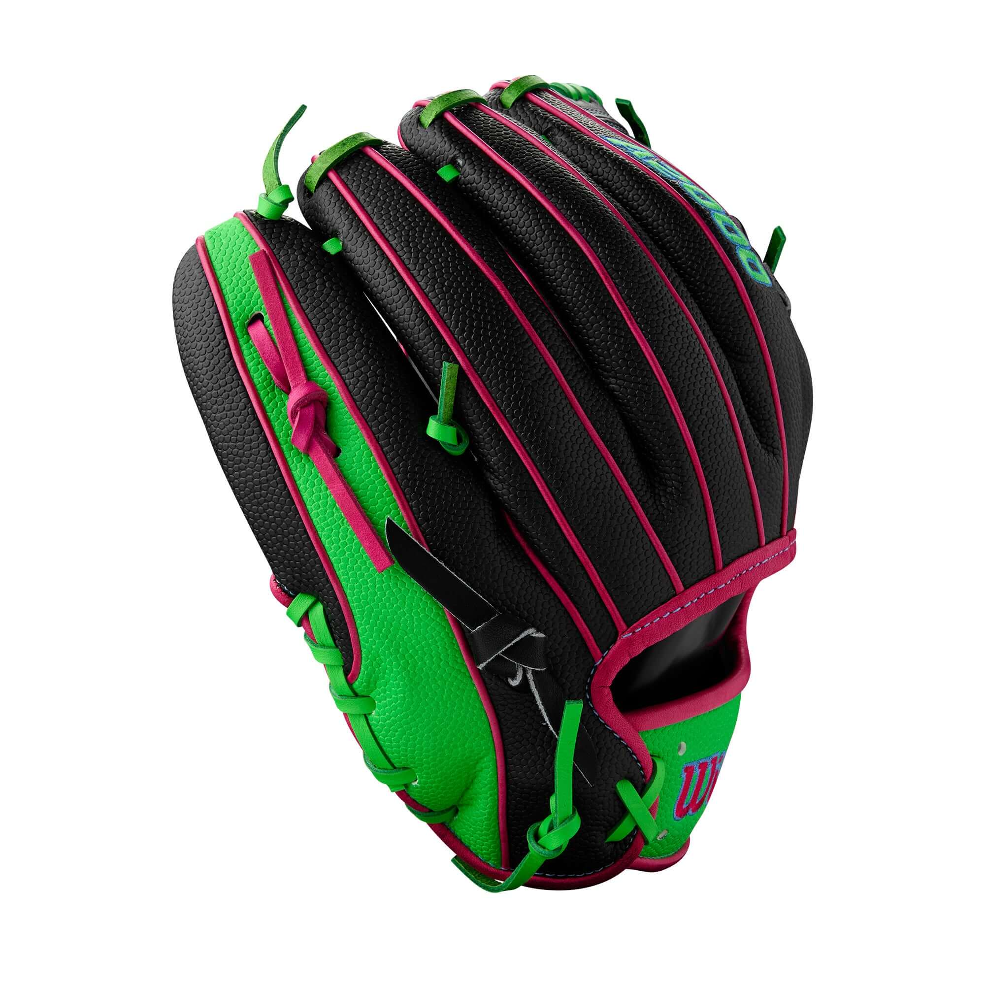 Wilson Summer 2025 A2000 1786 Infield Baseball Glove Black/Neon Green /Flamingo 11.5" - Image 8