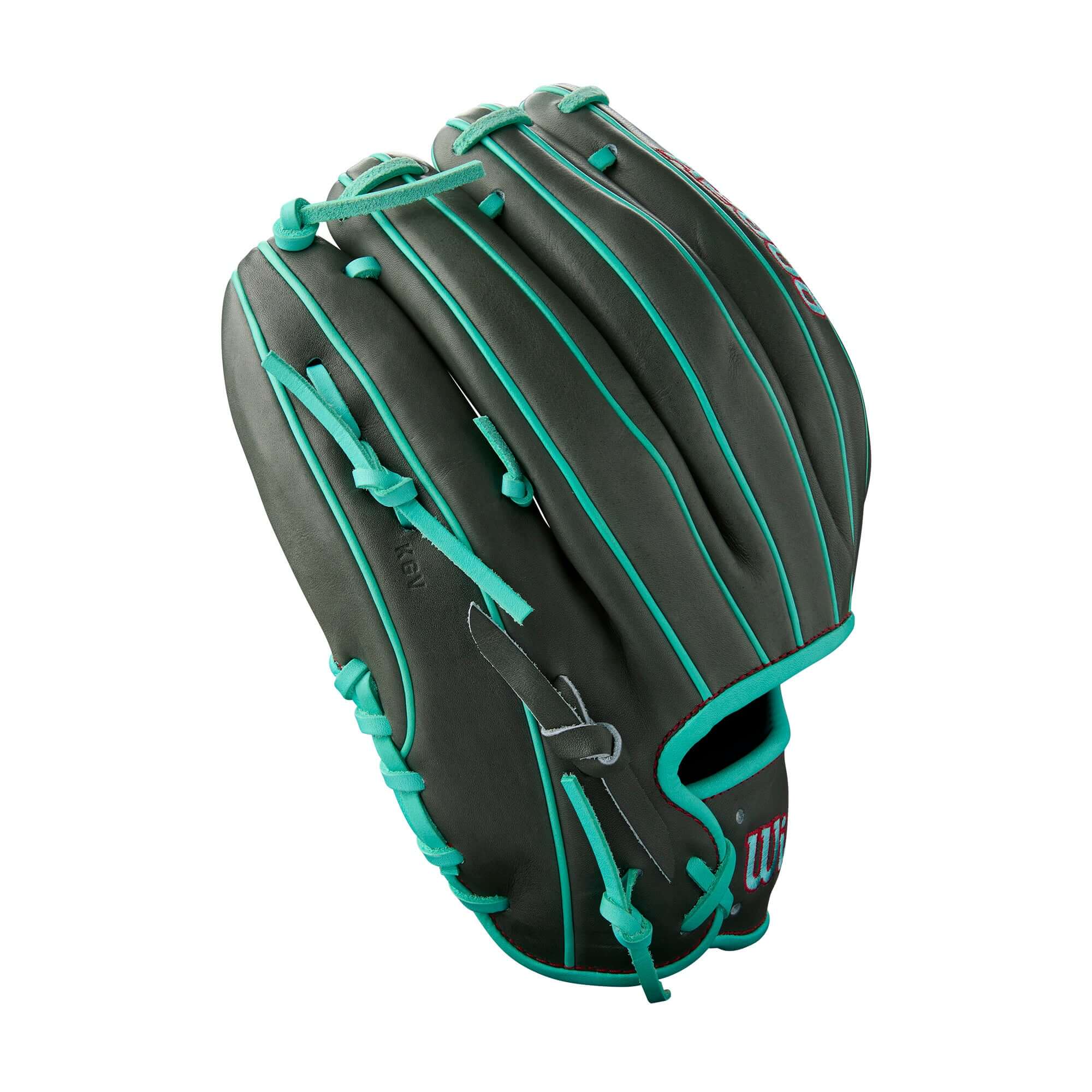 Wilson Summer 2025 A2000 1975 Infield Baseball Glove Coal/Seafoam/Red 11.75" - Image 2